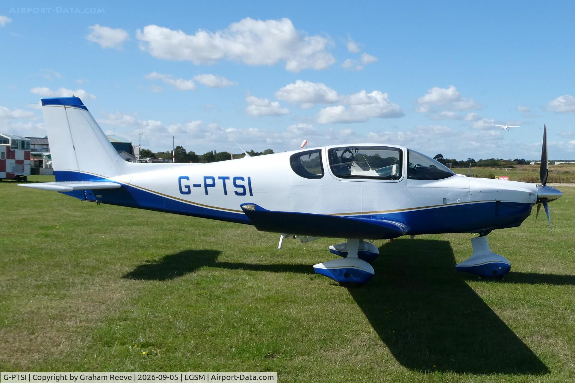 Aircraft G-PTSI, 2021 The Airplane Factory Sling 4 TSI, c/n LAA 400A-15790, Parked at Beccles., at EGSM, photo by Graham Reeve