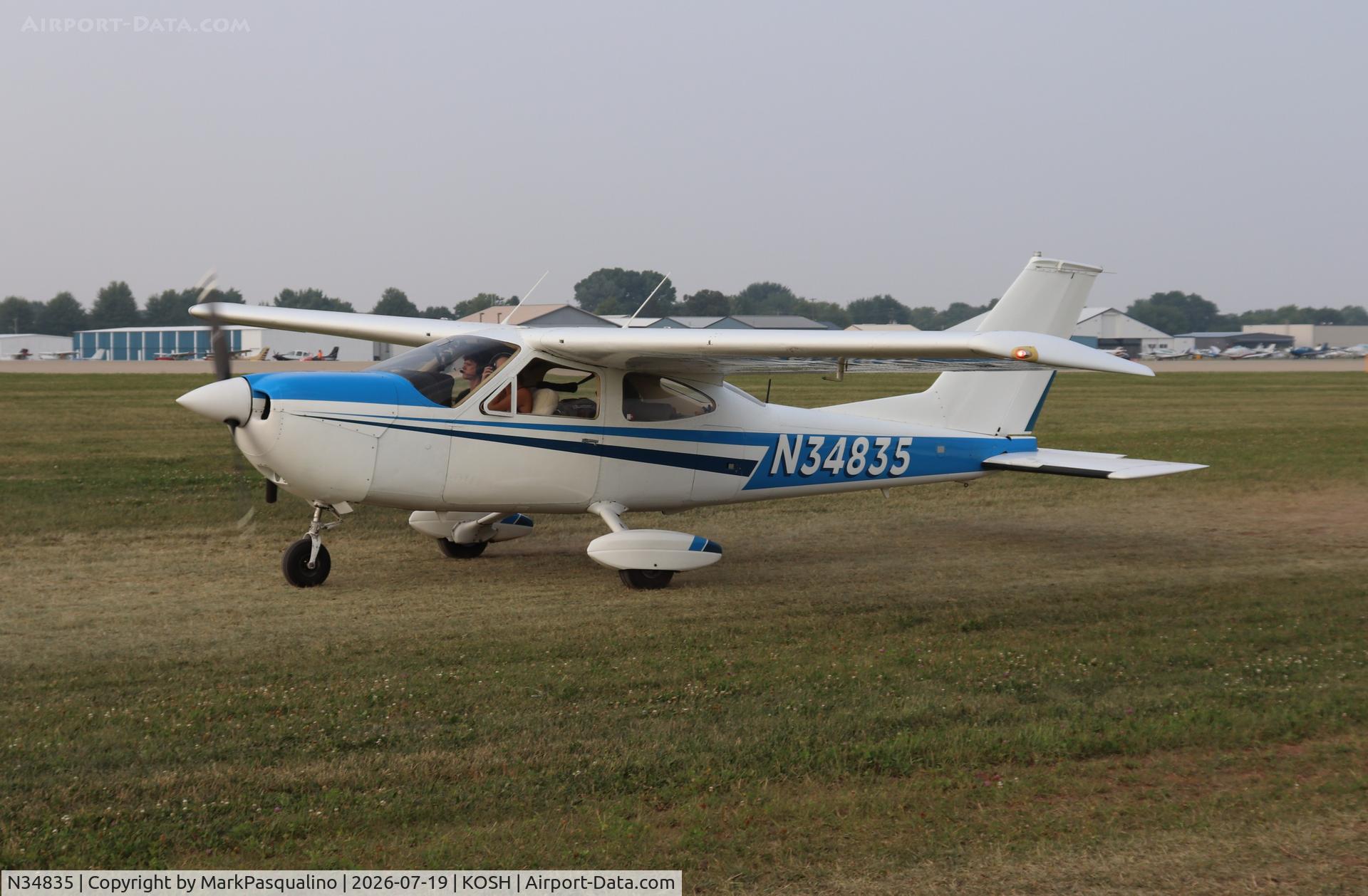 Aircraft N34835, 1973 Cessna 177B Cardinal, c/n 17702033, Cessna 177B, at KOSH, photo by MarkPasqualino