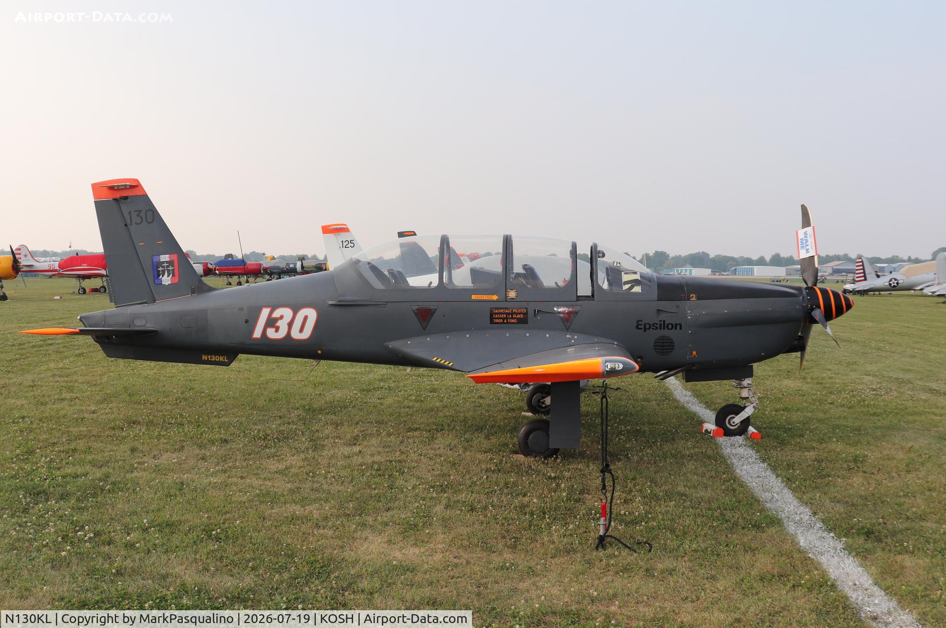 Aircraft N130KL, 1988 Socata TB-30 Epsilon, c/n 130, Socata TB-30 Epsilon, at KOSH, photo by MarkPasqualino