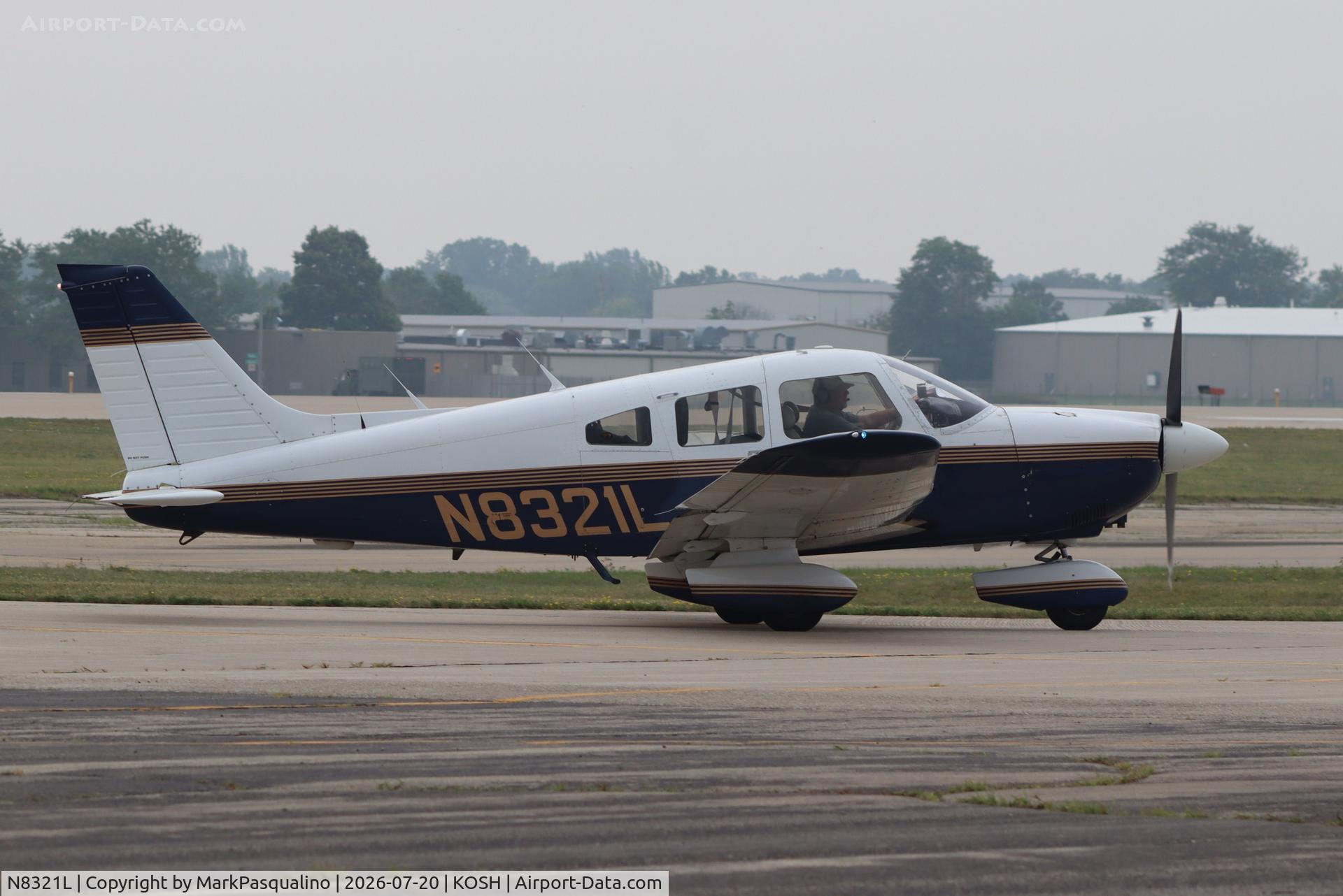Aircraft N8321L, 1980 Piper PA-28-181, c/n 28-8190136, Piper PA-28-181, at KOSH, photo by MarkPasqualino