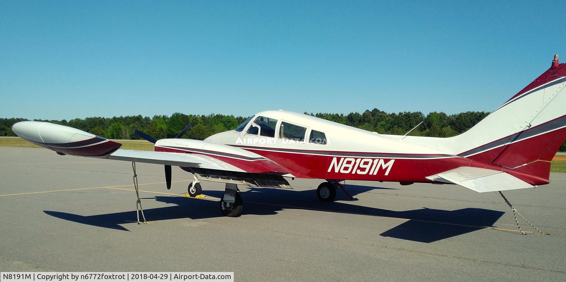 Aircraft N8191M, 1964 Cessna 310I, c/n 310I0191, On the ramp, photo by n6772foxtrot
