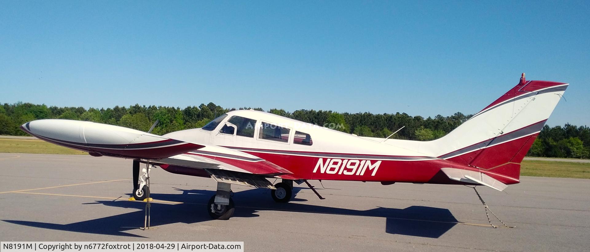 Aircraft N8191M, 1964 Cessna 310I, c/n 310I0191, Better shot on the ramp, photo by n6772foxtrot
