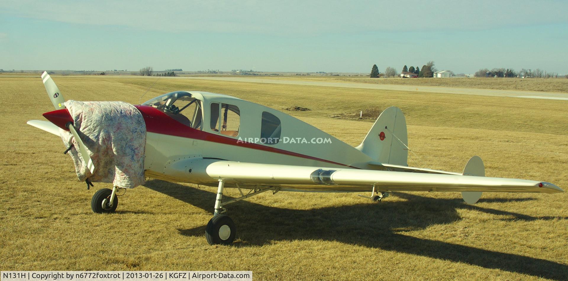 Aircraft N131H, 1957 Bellanca 14-19-2 Cruisair Senior, c/n 4041, At the Chili Fly In at The Iowa Aviation Museum, at KGFZ, photo by n6772foxtrot