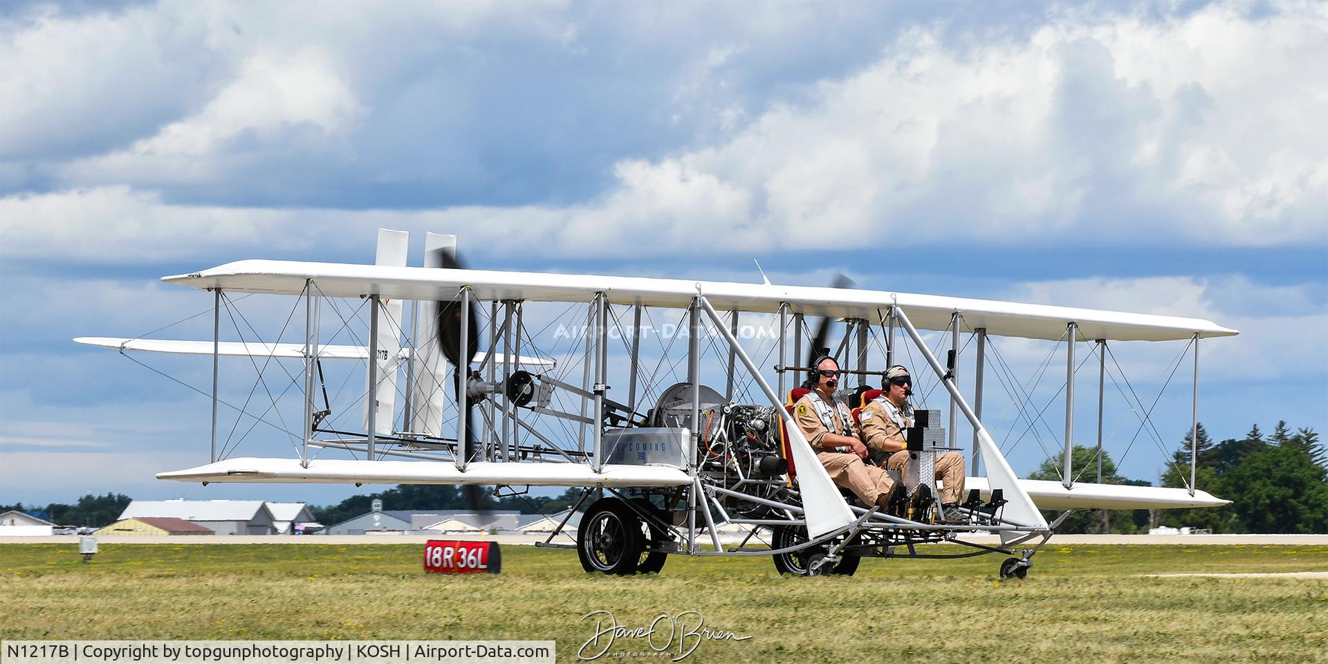 Aircraft N1217B, WRIGHT B FLYER INC MODEL B, c/n 003, Oshkosh 26, at KOSH, photo by topgunphotography