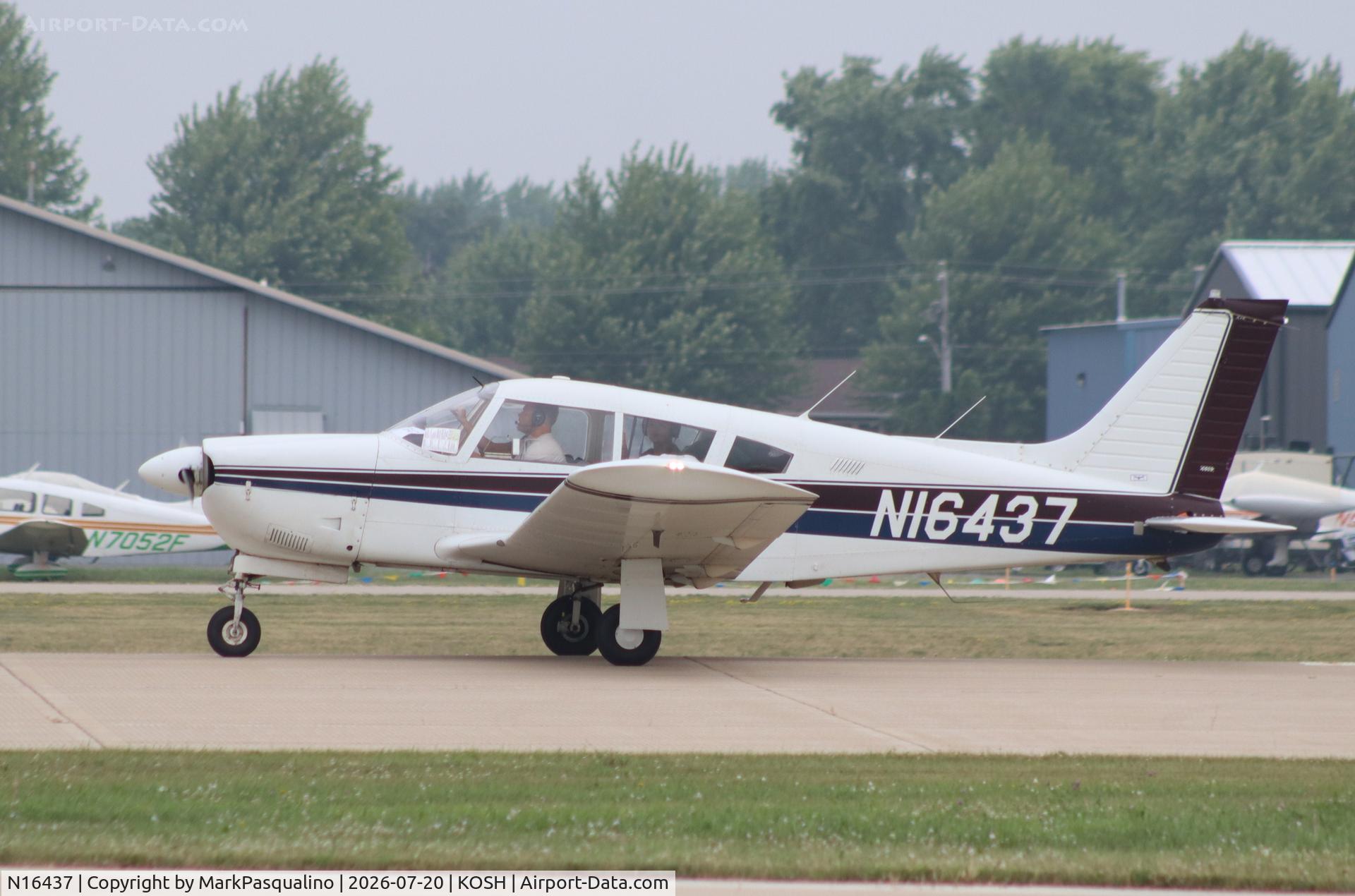 Aircraft N16437, 1973 Piper PA-28R-200, c/n 28R-7335146, Piper PA-28R-200, at KOSH, photo by MarkPasqualino
