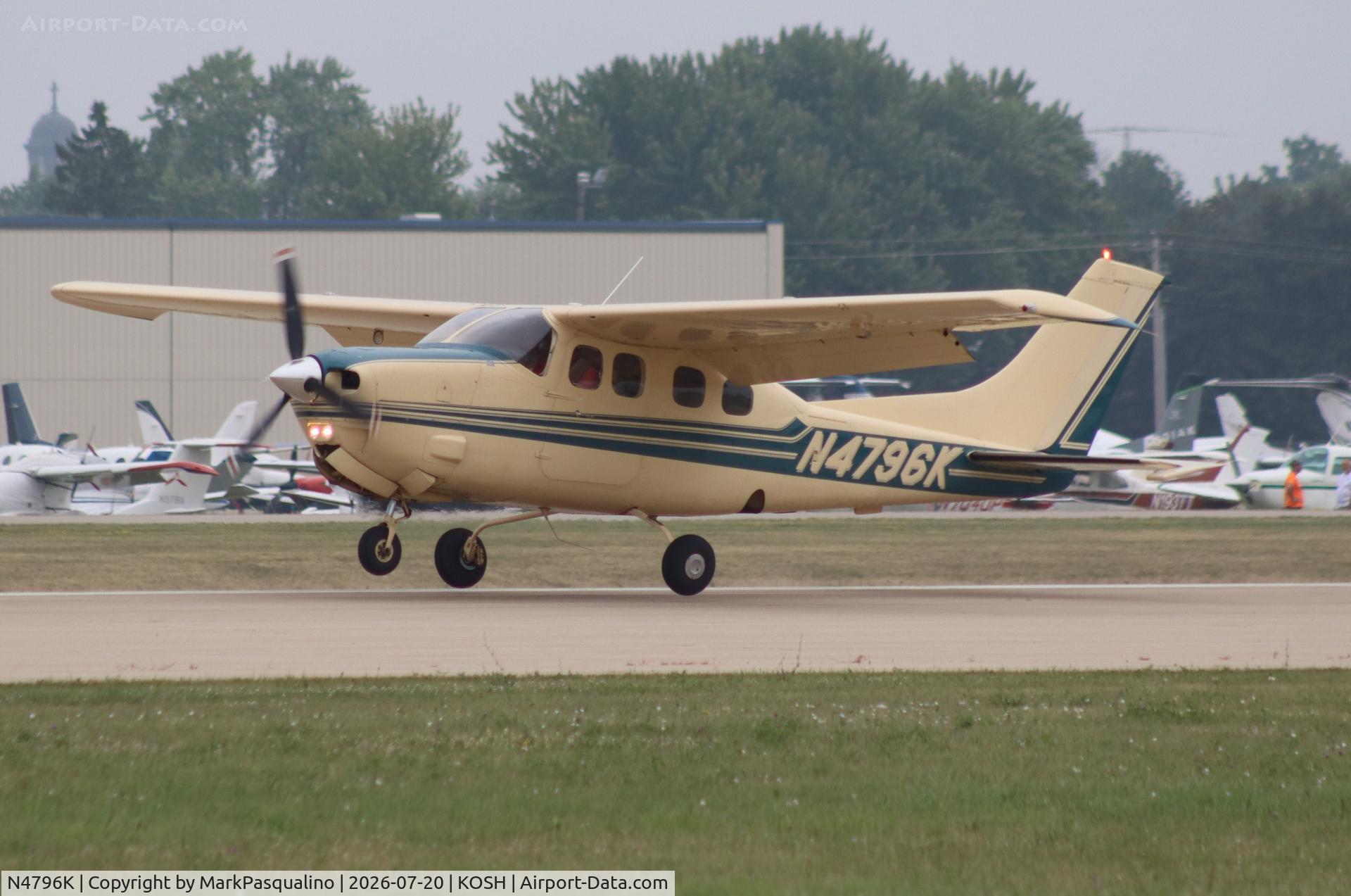 Aircraft N4796K, 1979 Cessna P210N Pressurised Centurion, c/n P21000323, Cessna P210N, at KOSH, photo by MarkPasqualino