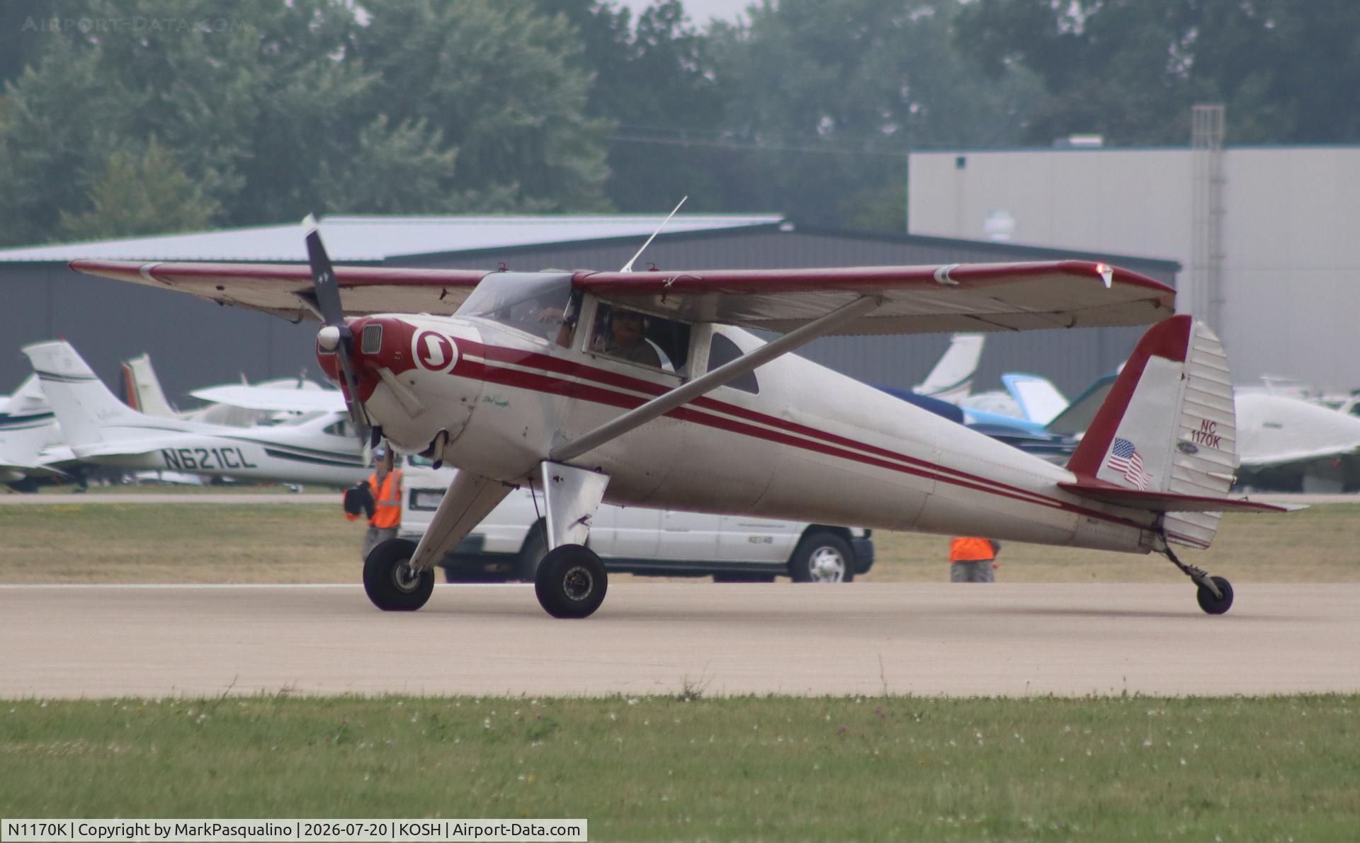 Aircraft N1170K, 1946 Luscombe 8A, c/n 3897, Luscombe 8A, at KOSH, photo by MarkPasqualino
