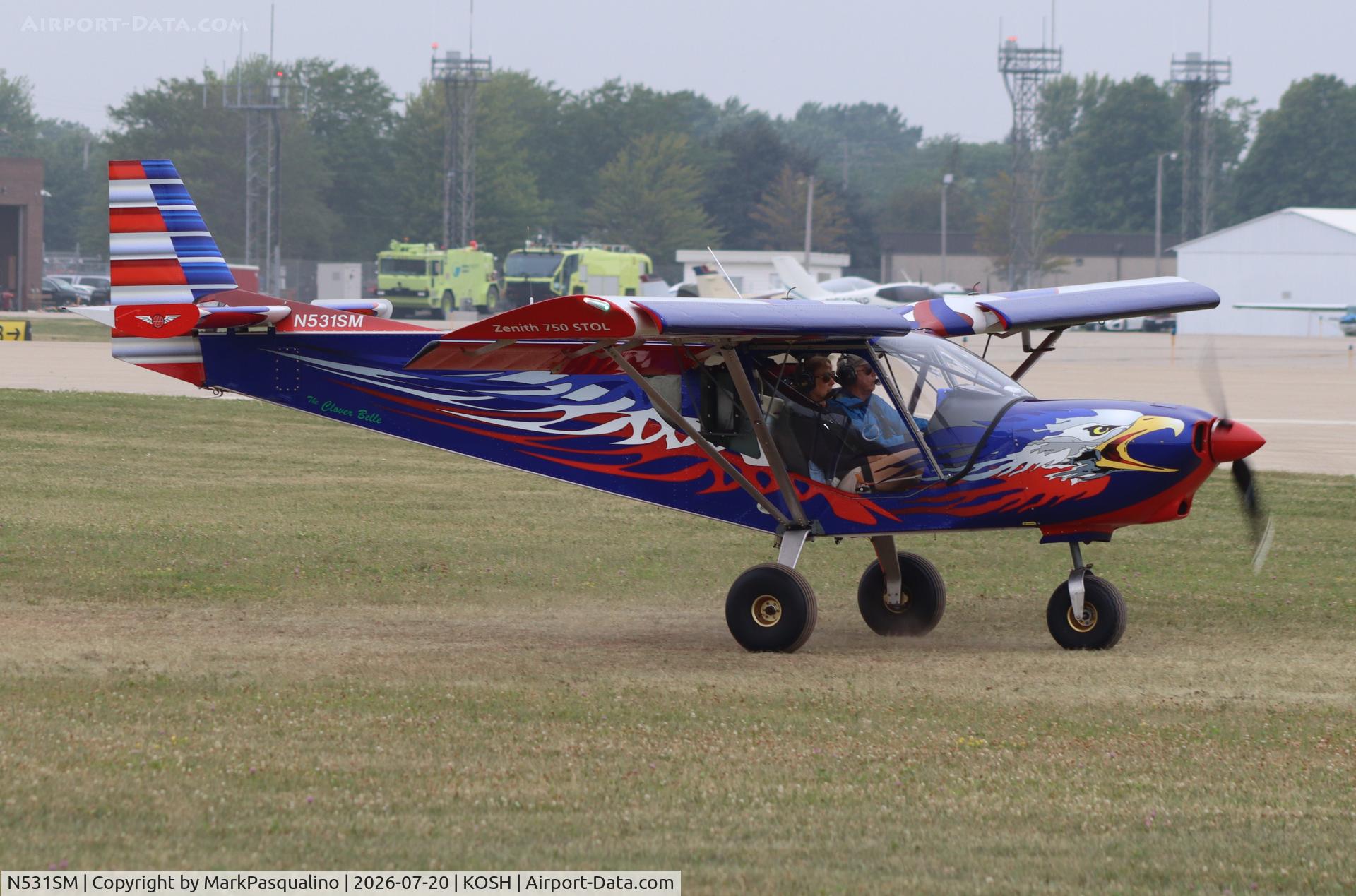 Aircraft N531SM, 2018 Zenith STOL CH-750, c/n 75-7662, Zenith STOL CH-750, at KOSH, photo by MarkPasqualino