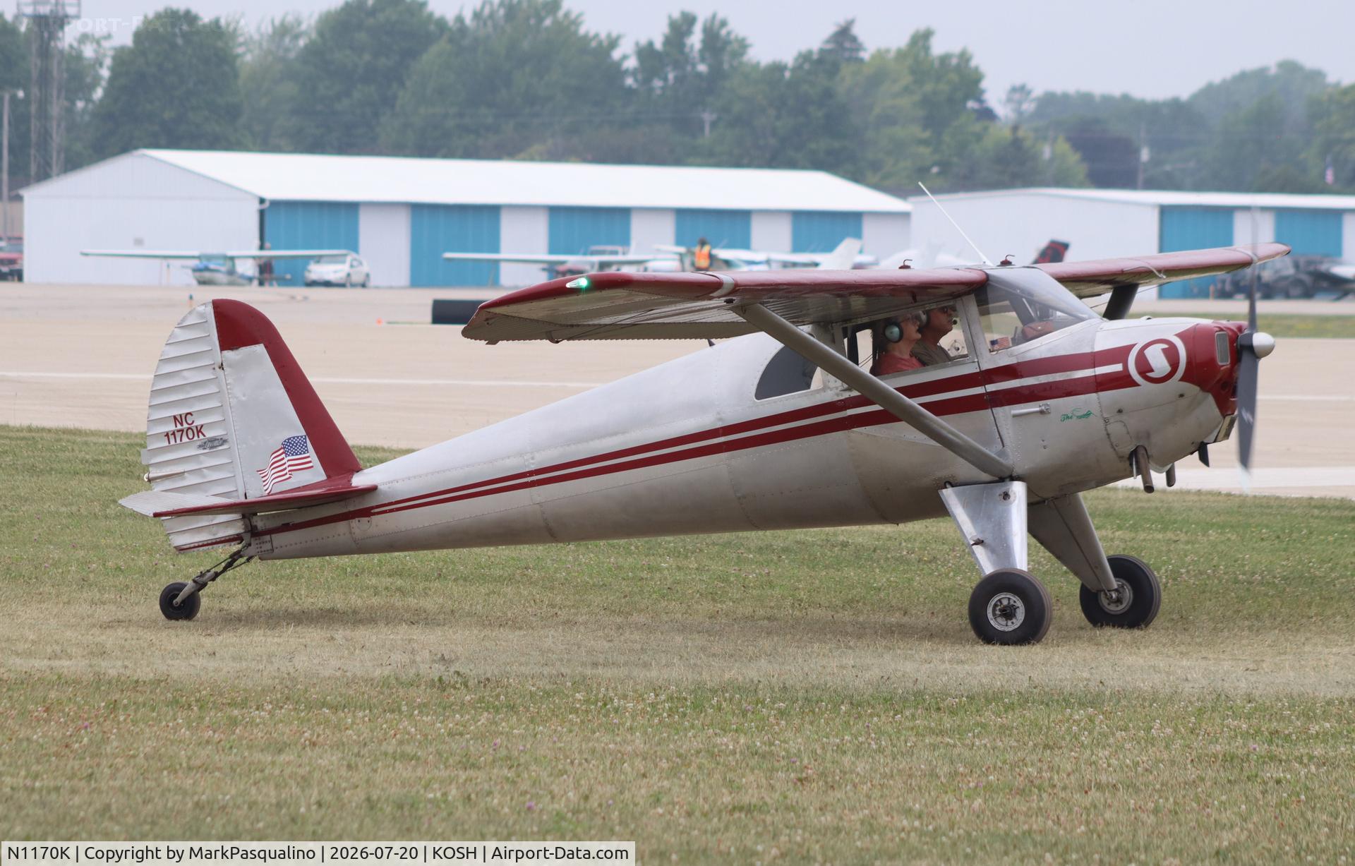 Aircraft N1170K, 1946 Luscombe 8A, c/n 3897, Luscombe 8A, at KOSH, photo by MarkPasqualino