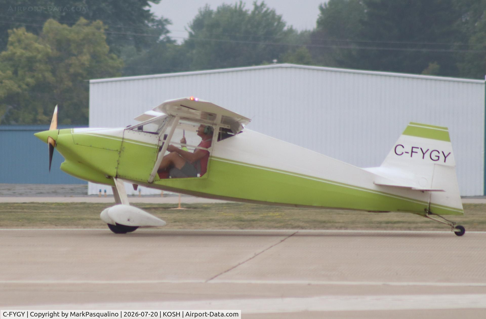 Aircraft C-FYGY, 1971 Wittman W-8 Tailwind, c/n 0102 54, Wittman W-8 Tailwind, at KOSH, photo by MarkPasqualino