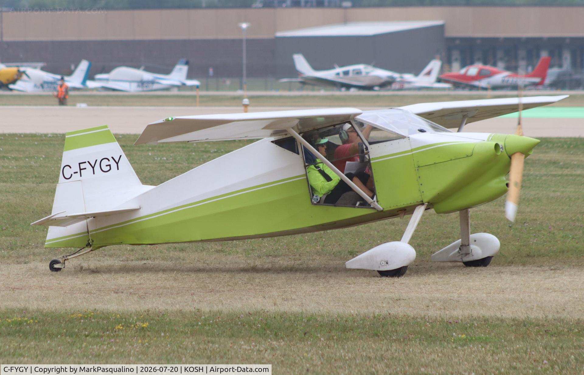 Aircraft C-FYGY, 1971 Wittman W-8 Tailwind, c/n 0102 54, Wittman W-8 Tailwind, at KOSH, photo by MarkPasqualino