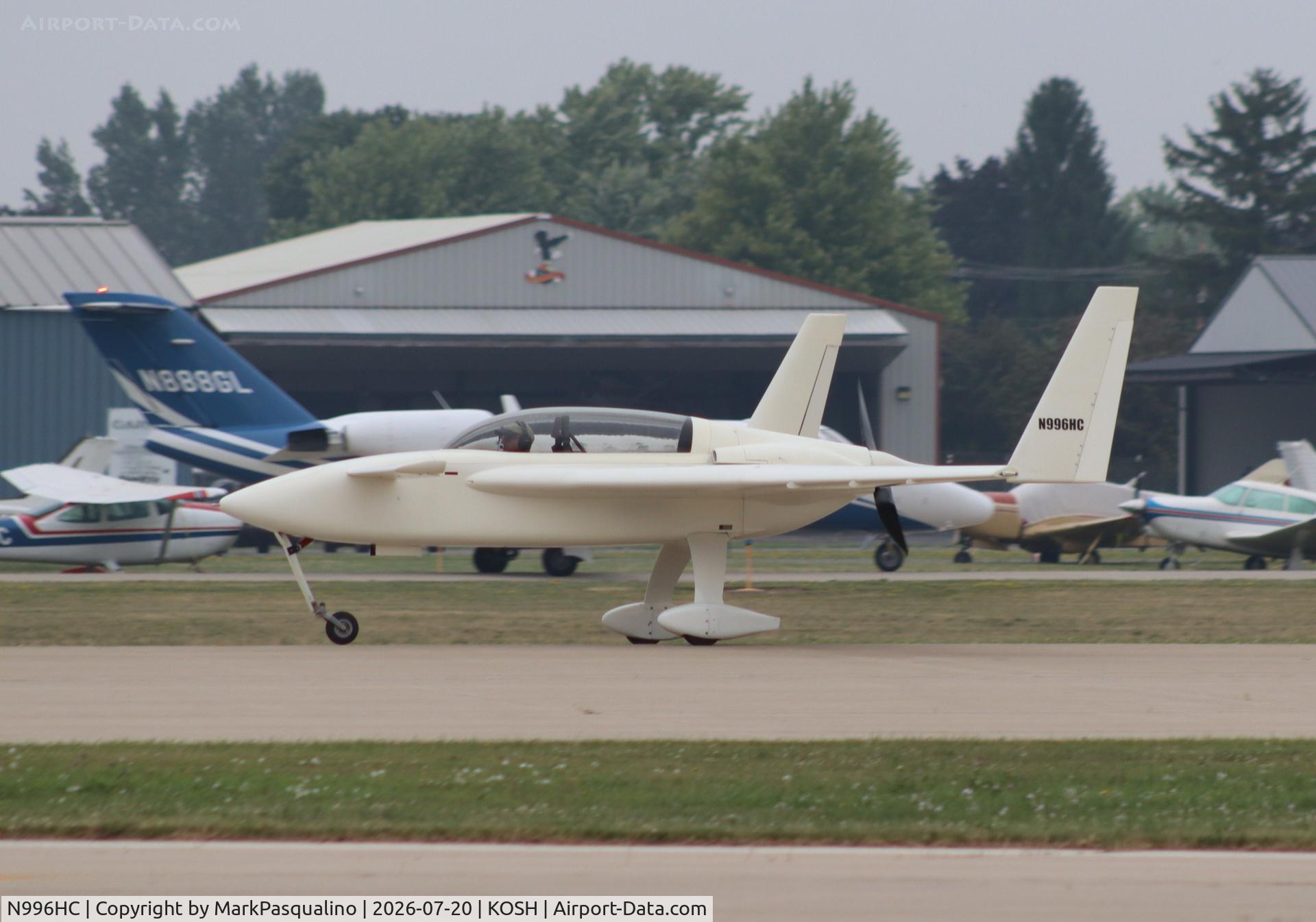 Aircraft N996HC, 2021 Rutan Long EZ, c/n 001, Rutan Long-EZ, at KOSH, photo by MarkPasqualino