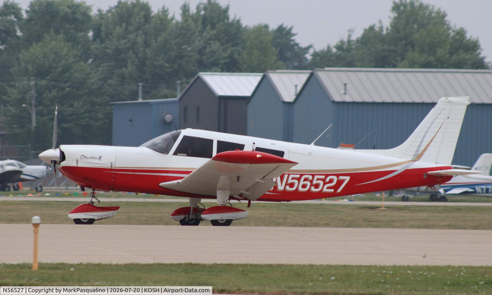 Aircraft N56527, 1973 Piper PA-32-300 Cherokee Six Cherokee Six, c/n 32-73-40189, Piper PA-32-300, at KOSH, photo by MarkPasqualino