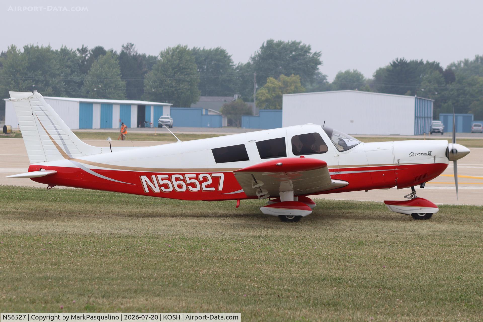 Aircraft N56527, 1973 Piper PA-32-300 Cherokee Six Cherokee Six, c/n 32-73-40189, Piper PA-32-300, at KOSH, photo by MarkPasqualino