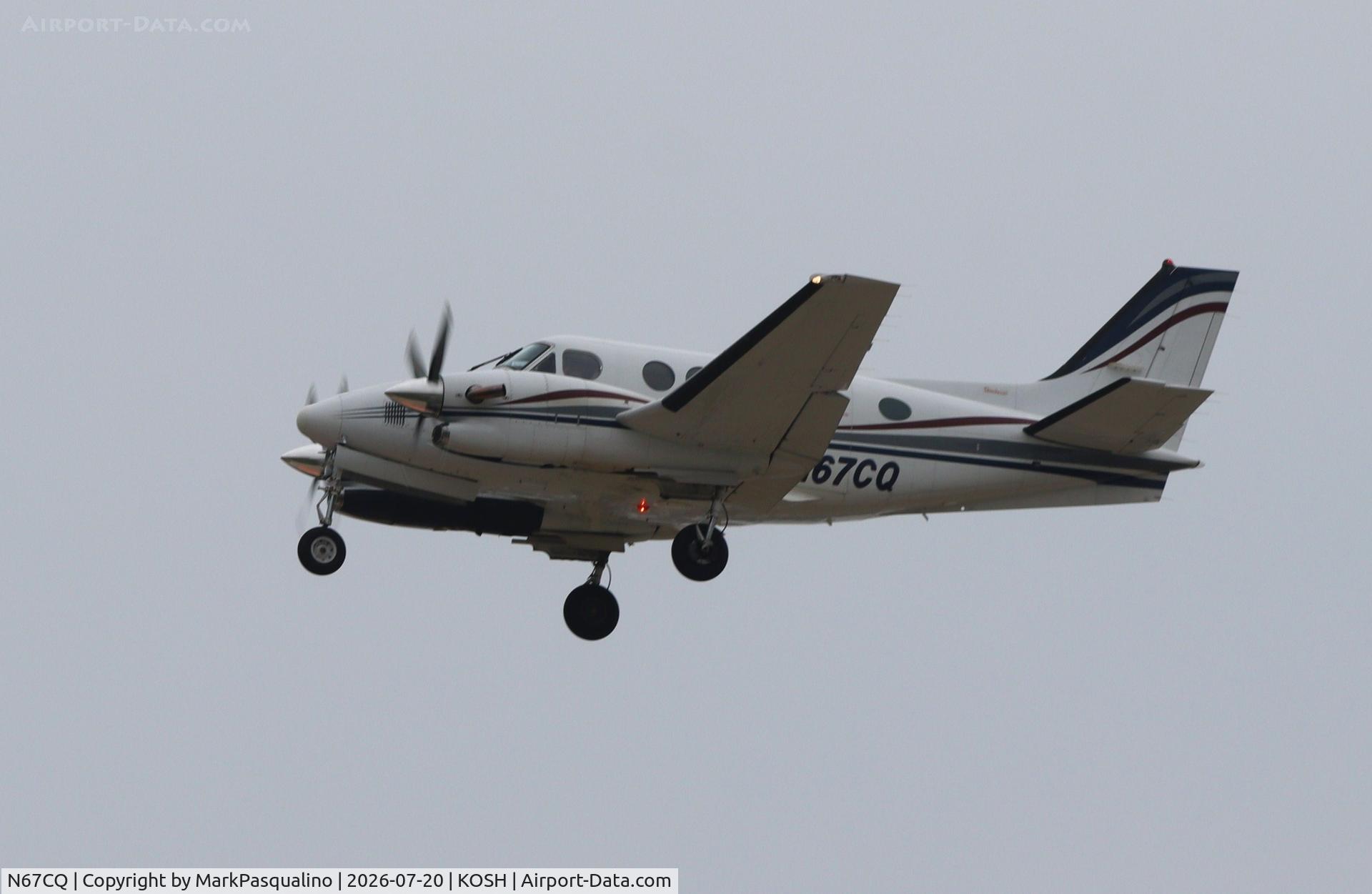 Aircraft N67CQ, 2000 Raytheon Aircraft Company C90A, c/n LJ-1619, Beech C90A, at KOSH, photo by MarkPasqualino