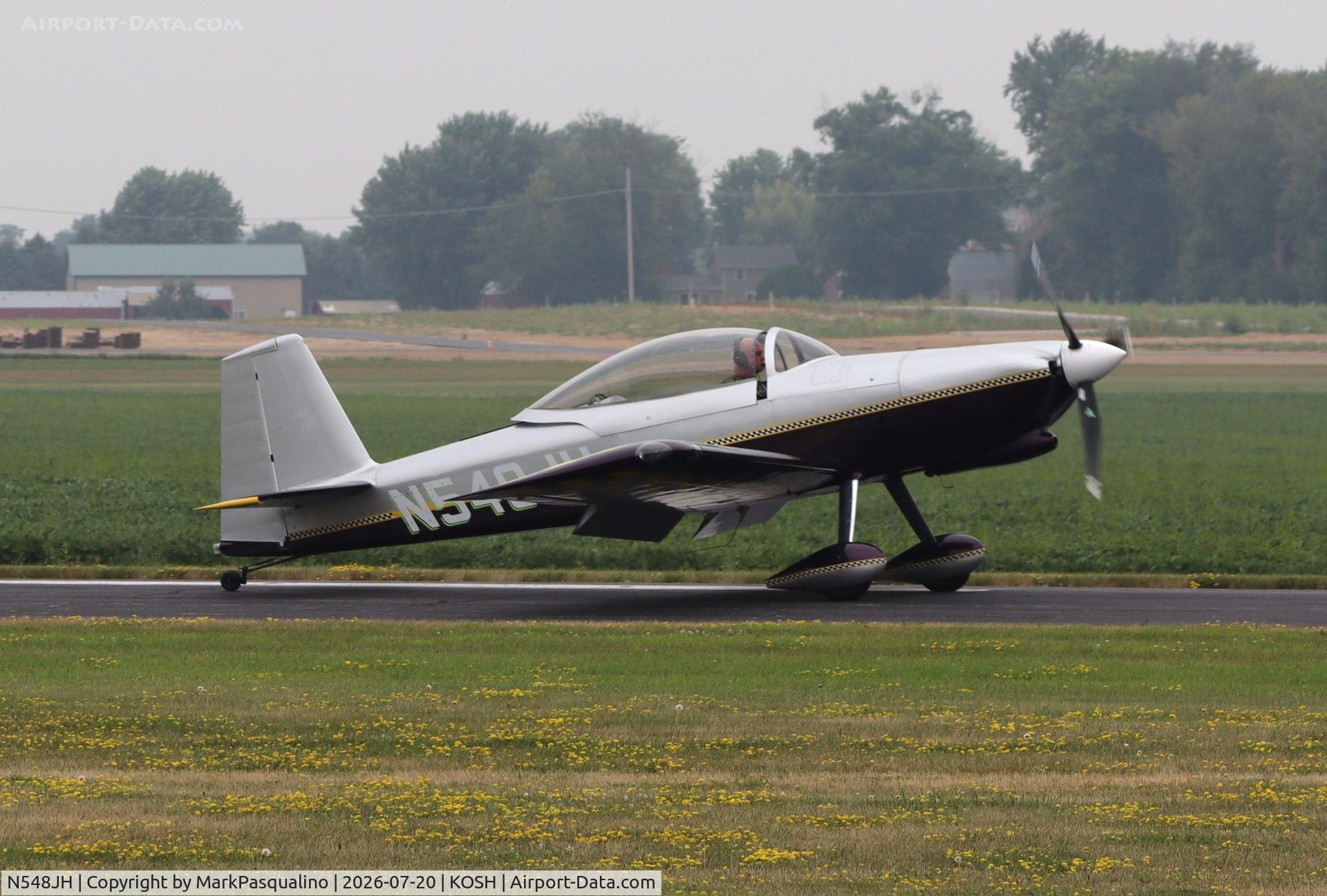 Aircraft N548JH, 2007 Vans RV-8, c/n 54806, Vans RV-8, at KOSH, photo by MarkPasqualino