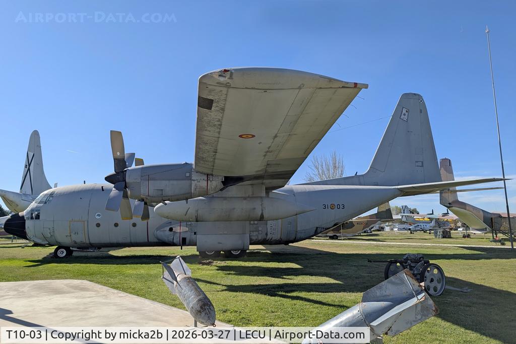 Aircraft T10-03, Lockheed C-130H Hercules, c/n 382-4531, Preserved, at LECU, photo by micka2b