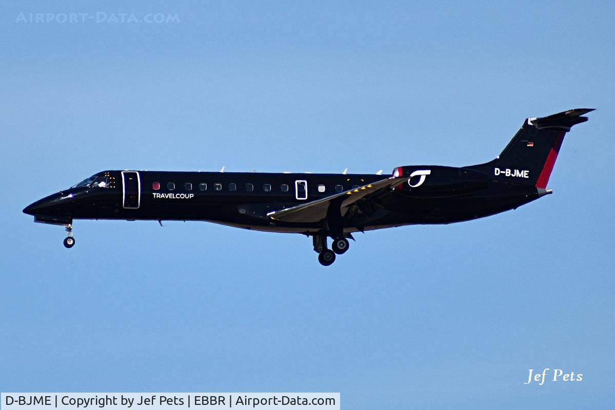 Aircraft D-BJME, 1999 Embraer ERJ-135ER (EMB-135ER), c/n 145198, Landing at Brussels Airport on 06-09-2026., at EBBR, photo by Jef Pets