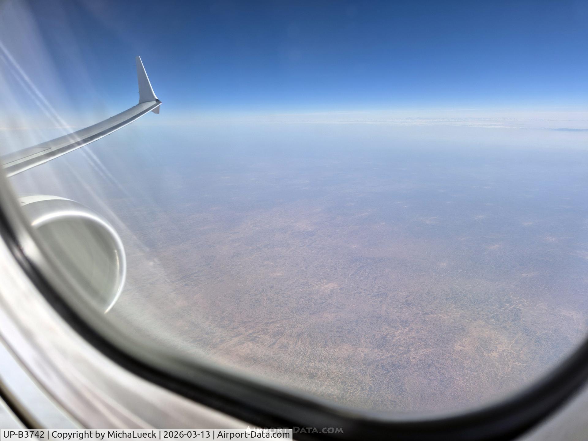 Aircraft UP-B3742, 2018 Boeing 737-8 MAX, c/n 44297, CIT-TBS, photo by MichaLueck
