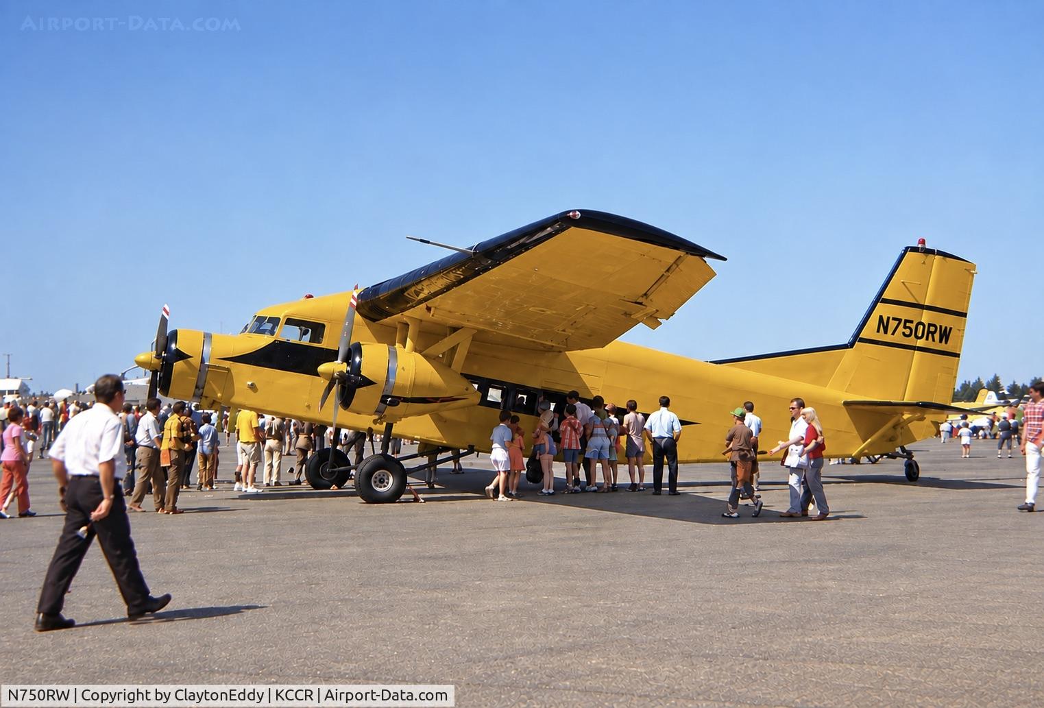 Aircraft N750RW, 1985 Bushmaster 2000, c/n 2, Buchanan Field Concord airport airshow in California 1971, at KCCR, photo by ClaytonEddy