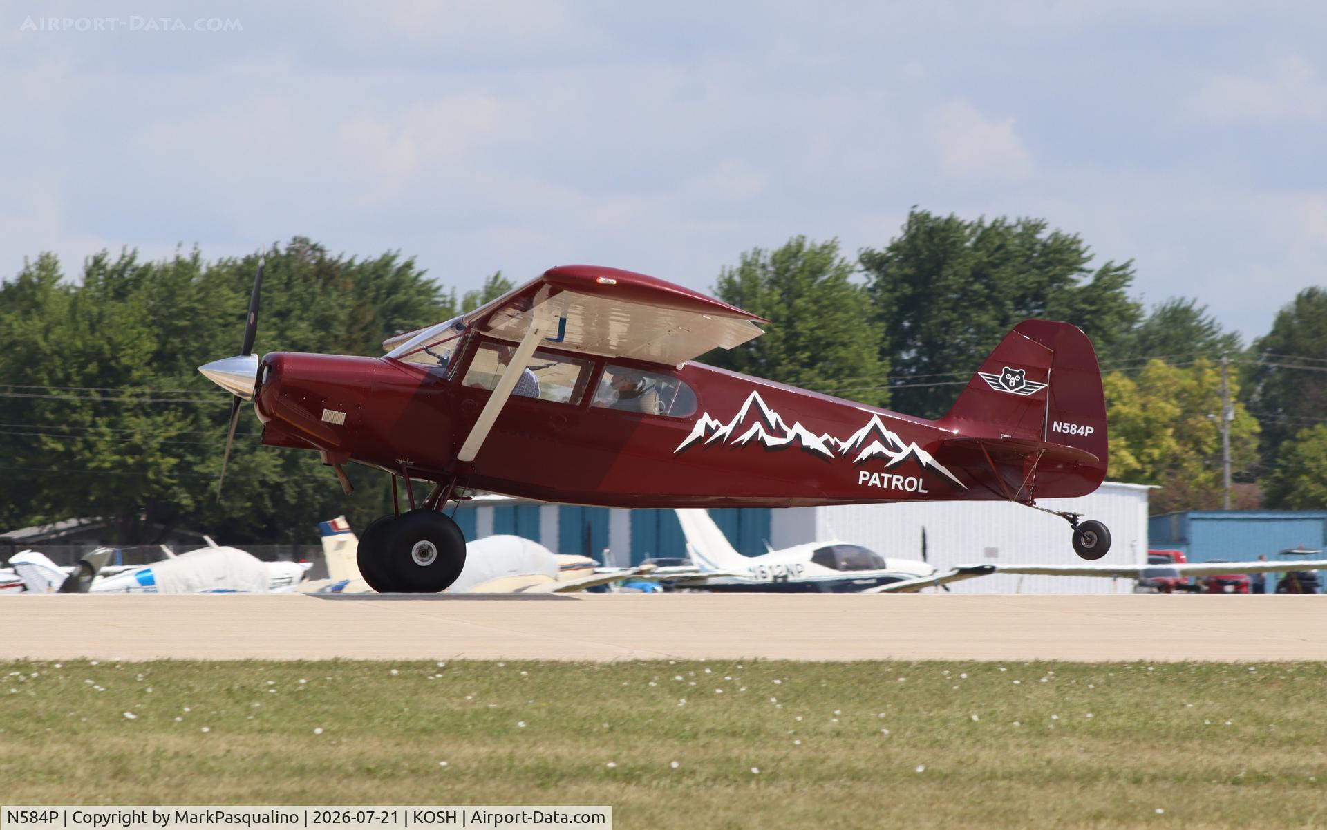 Aircraft N584P, 2020 Rick Pewtress PATROL, c/n P-072, Bearhawk Patrol, at KOSH, photo by MarkPasqualino