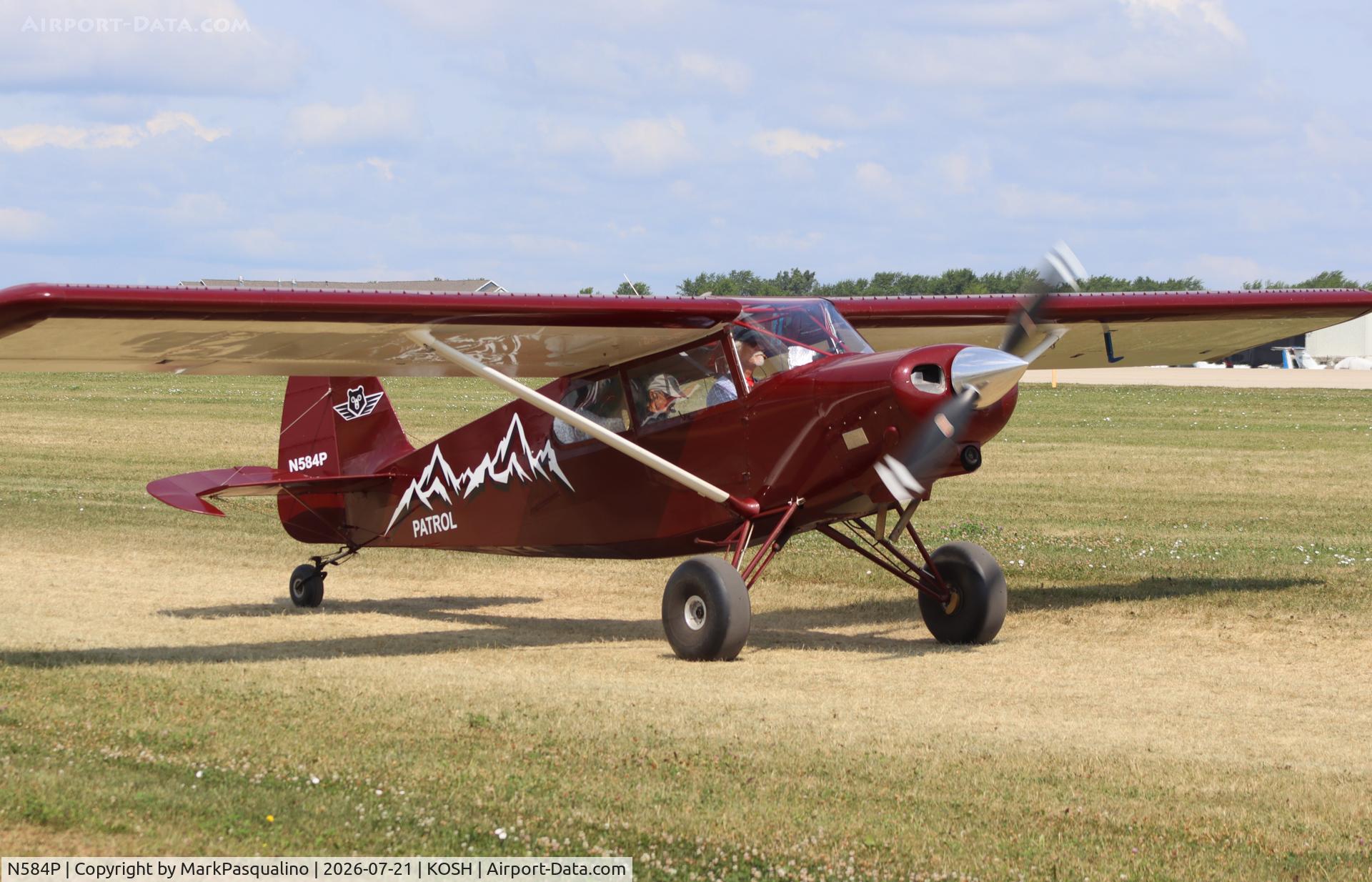 Aircraft N584P, 2020 Rick Pewtress PATROL, c/n P-072, Bearhawk Patrol, at KOSH, photo by MarkPasqualino