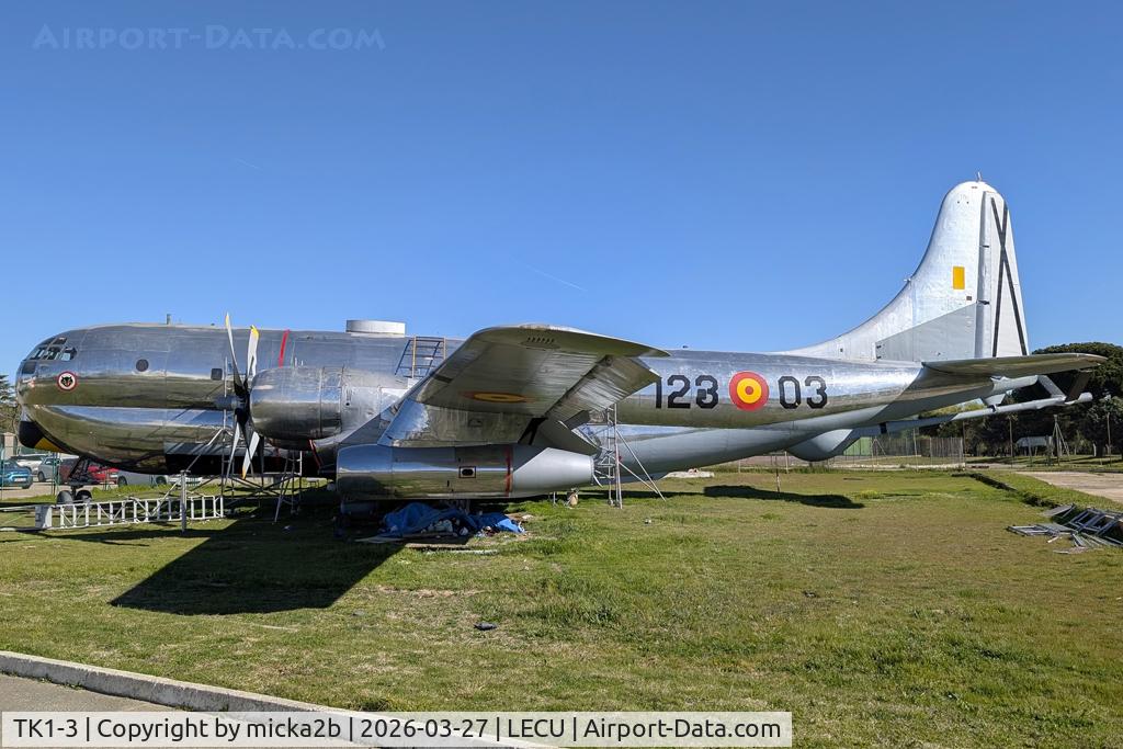 Aircraft TK1-3, 1953 Boeing KC-97L Stratofreighter, c/n 16971, Preserved, at LECU, photo by micka2b