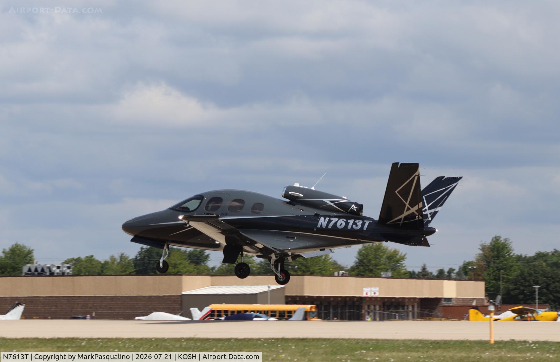 Aircraft N7613T, 2026 Cirrus SF50, c/n 0783, Cirrus SF50, at KOSH, photo by MarkPasqualino