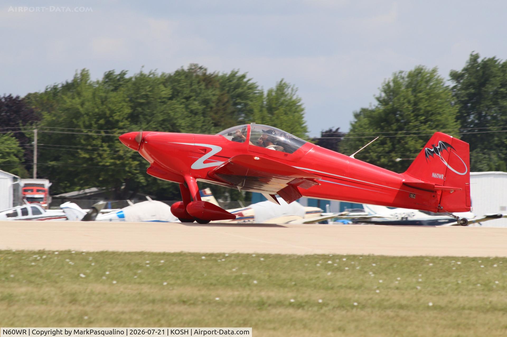 Aircraft N60WR, 2003 Vans RV-6, c/n 24812, Vans RV-6, at KOSH, photo by MarkPasqualino