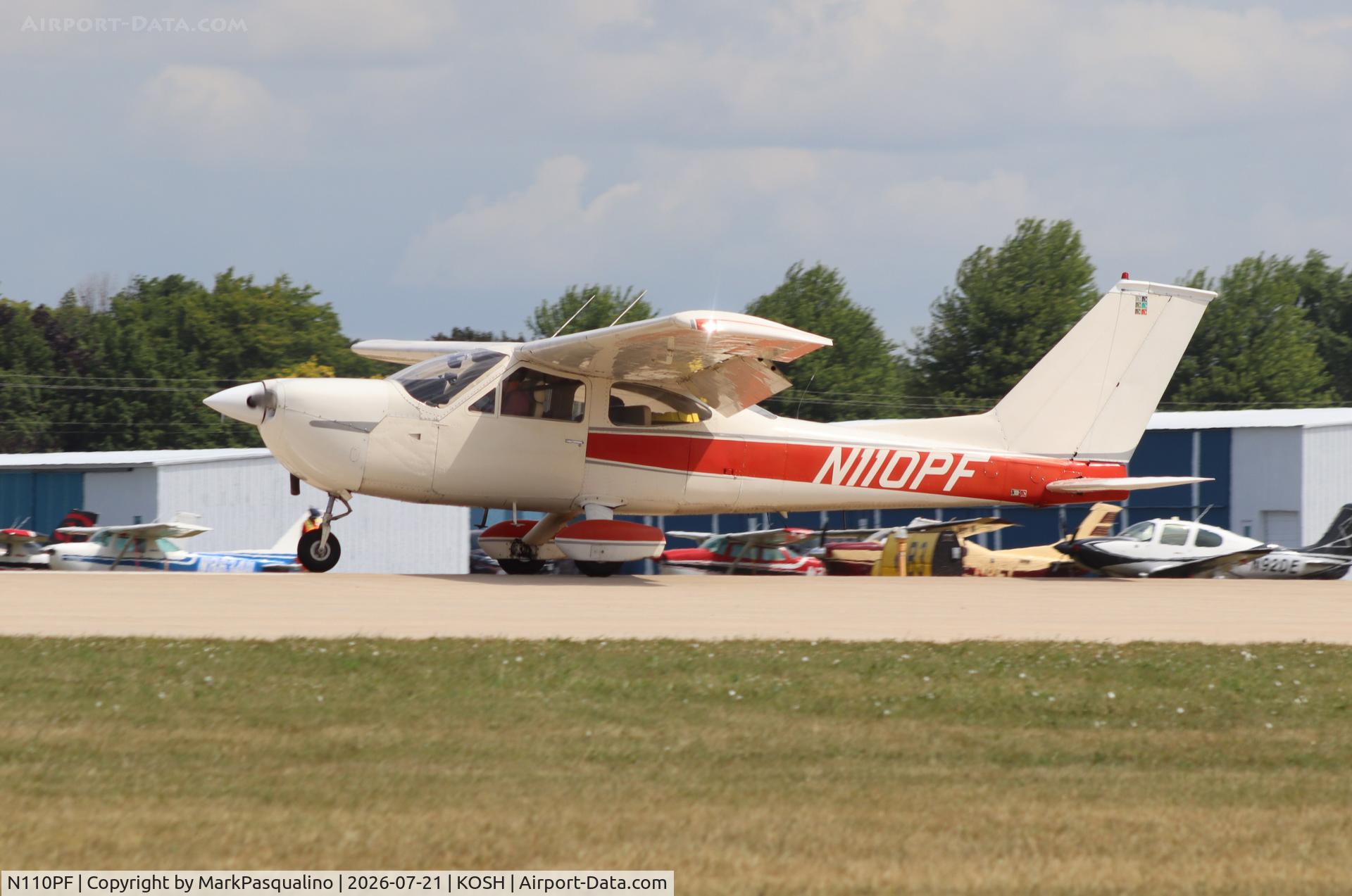 Aircraft N110PF, 1977 Cessna 177B Cardinal, c/n 17702629, Cessna 177B, at KOSH, photo by MarkPasqualino