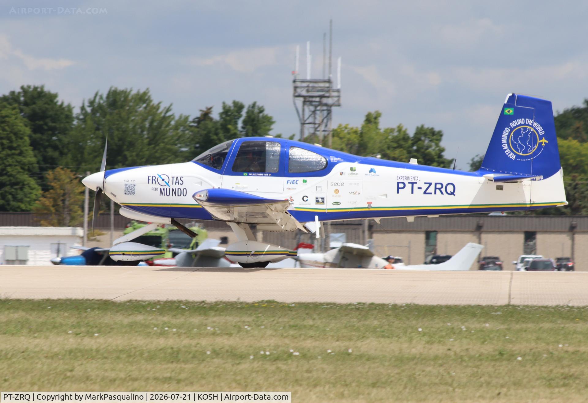 Aircraft PT-ZRQ, 2013 Vans RV-10, c/n FVE-2103, Vans RV-10, at KOSH, photo by MarkPasqualino