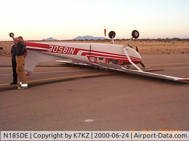 Aircraft N185DE, 1978 Cessna A185F Skywagon 185, c/n 18503523, Marana Regional Airport, photo by K7KZ