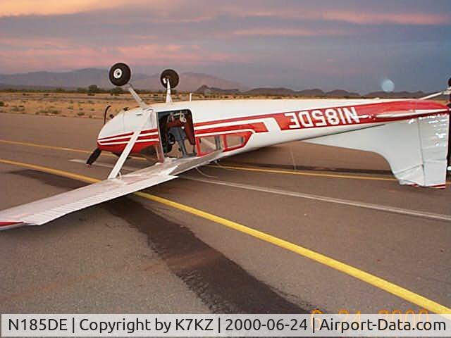 Aircraft N185DE, 1978 Cessna A185F Skywagon 185, c/n 18503523, Marana Regional Airport, photo by K7KZ