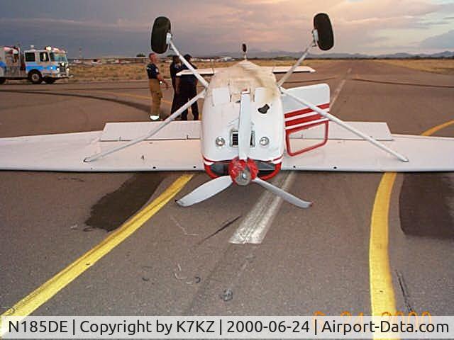 Aircraft N185DE, 1978 Cessna A185F Skywagon 185, c/n 18503523, Marana Regional Airport, photo by K7KZ