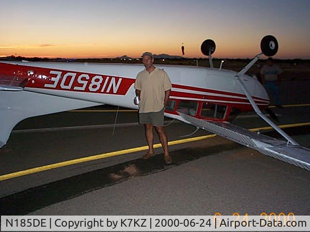 Aircraft N185DE, 1978 Cessna A185F Skywagon 185, c/n 18503523, Marana Regional Airport, photo by K7KZ