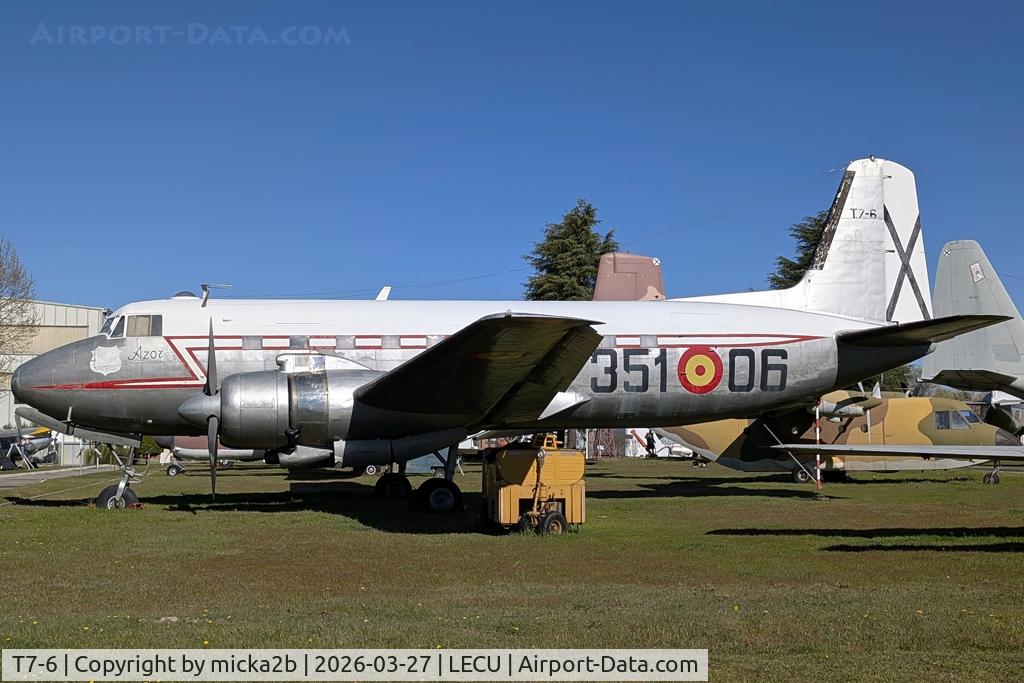 Aircraft T7-6, CASA C-207A Azor, c/n 15, Preserved, at LECU, photo by micka2b