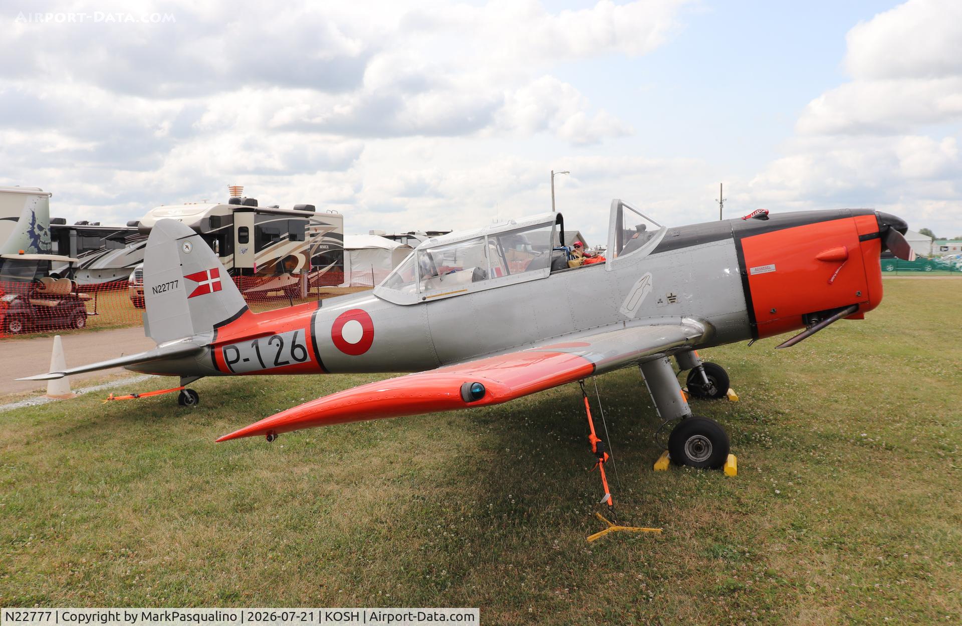 Aircraft N22777, 1950 De Havilland DHC-1 Chipmunk 22, c/n C1/0105, DHC-1 Chipmunk 22, at KOSH, photo by MarkPasqualino