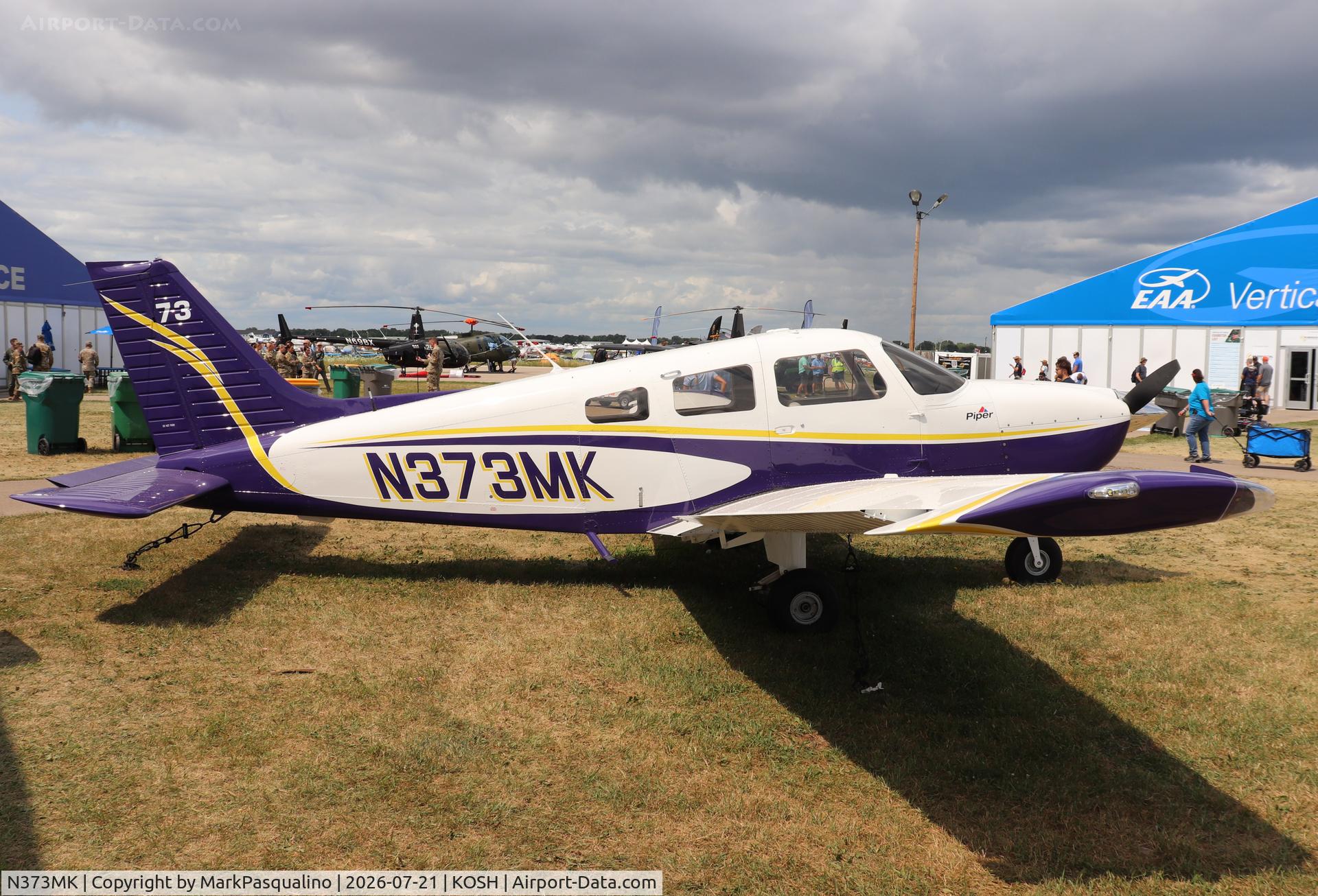 Aircraft N373MK, 2025 Piper PA-28-181, c/n 2881986, Piper PA-28-181, at KOSH, photo by MarkPasqualino