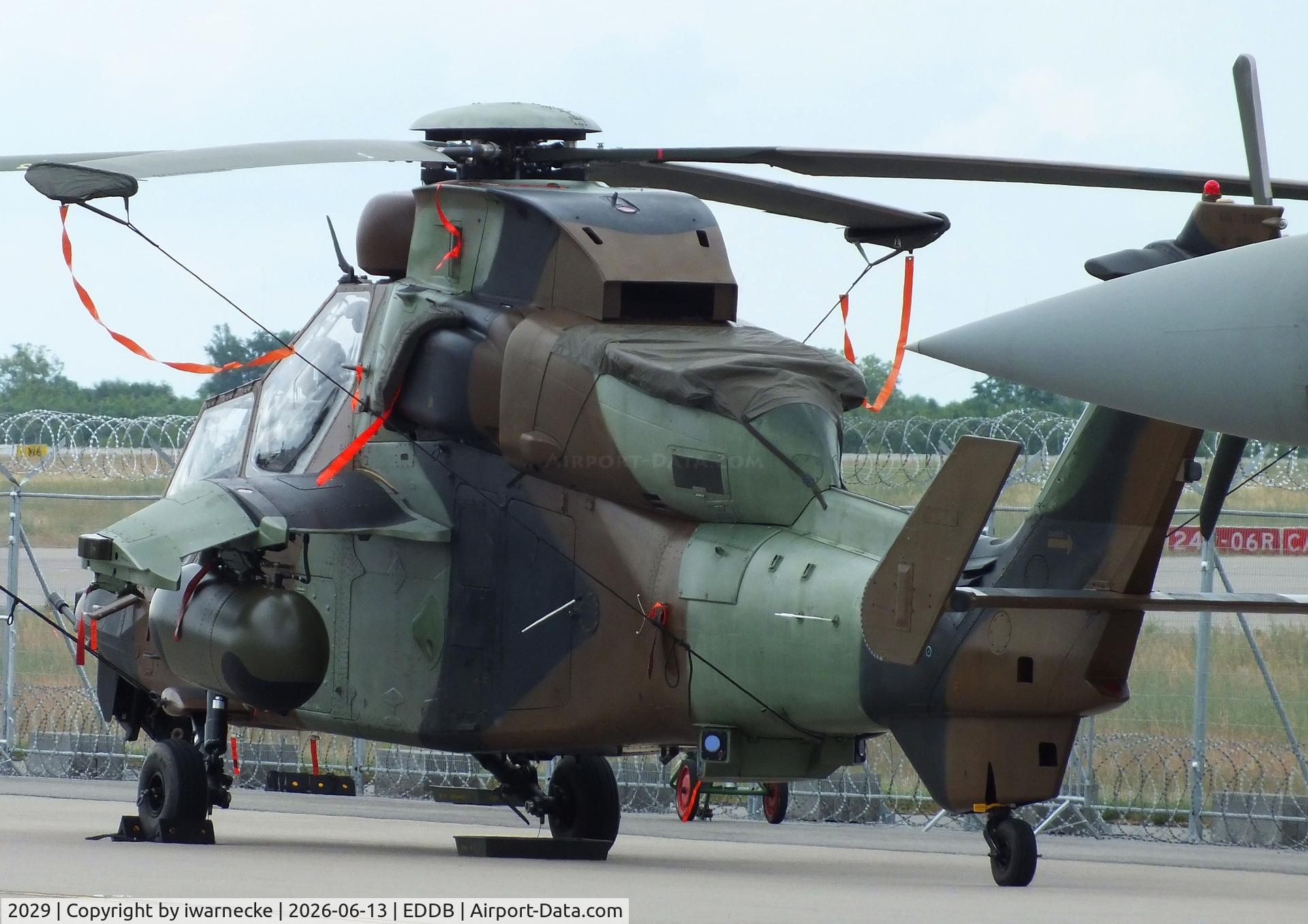 Aircraft 2029, Eurocopter EC-665 Tigre HAP, c/n 2029, Eurocopter EC665 Tigre / Tiger HAP of the ALAT (french Army Aviation), at EDDB, photo by iwarnecke