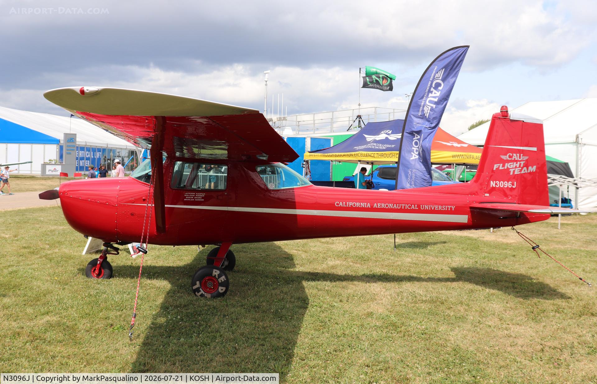 Aircraft N3096J, 1965 Cessna 150E, c/n 15061196, Cessna 150E, at KOSH, photo by MarkPasqualino