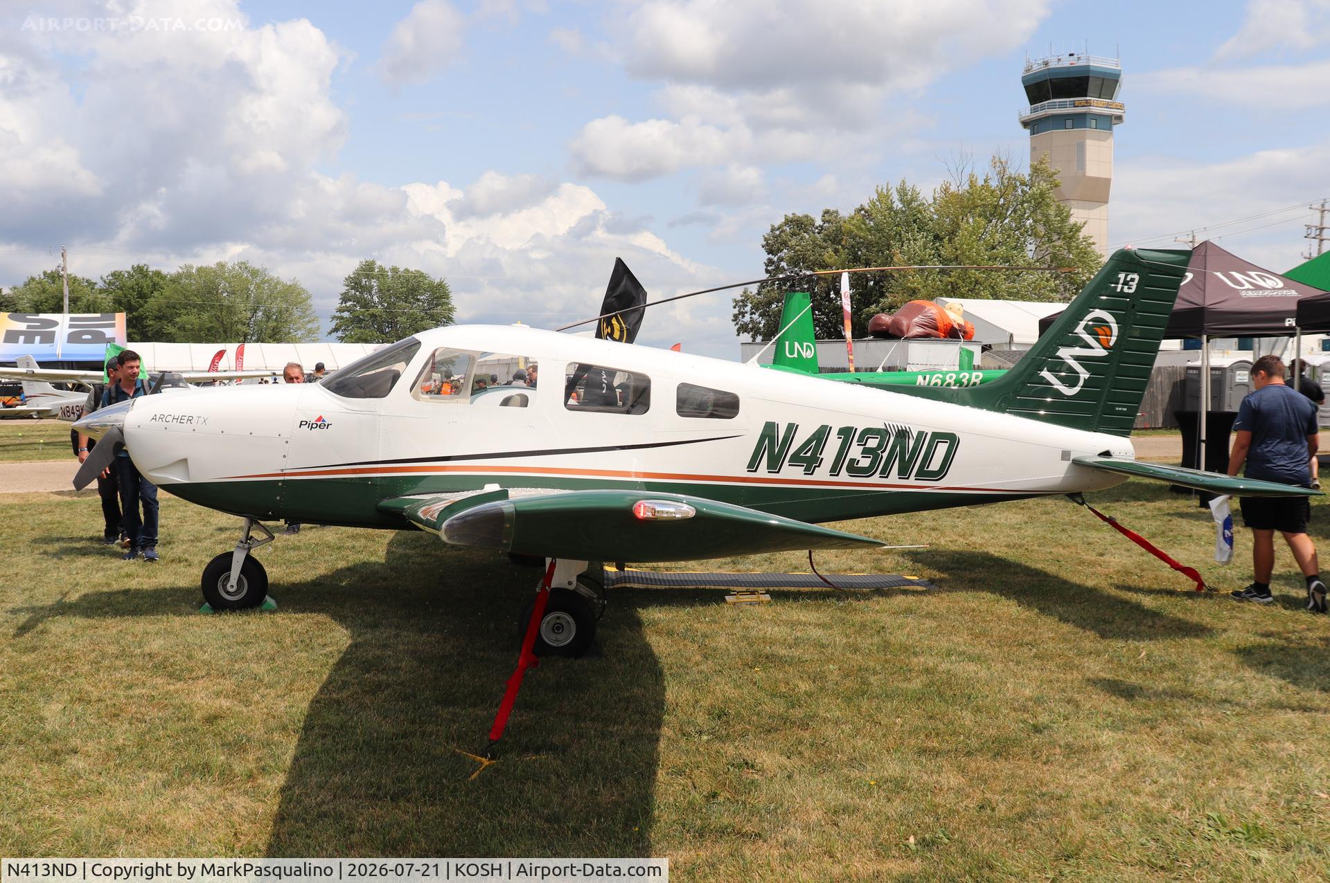 Aircraft N413ND, 2026 Piper PA-28-181, c/n 28010006, Piper PA-28-181, at KOSH, photo by MarkPasqualino