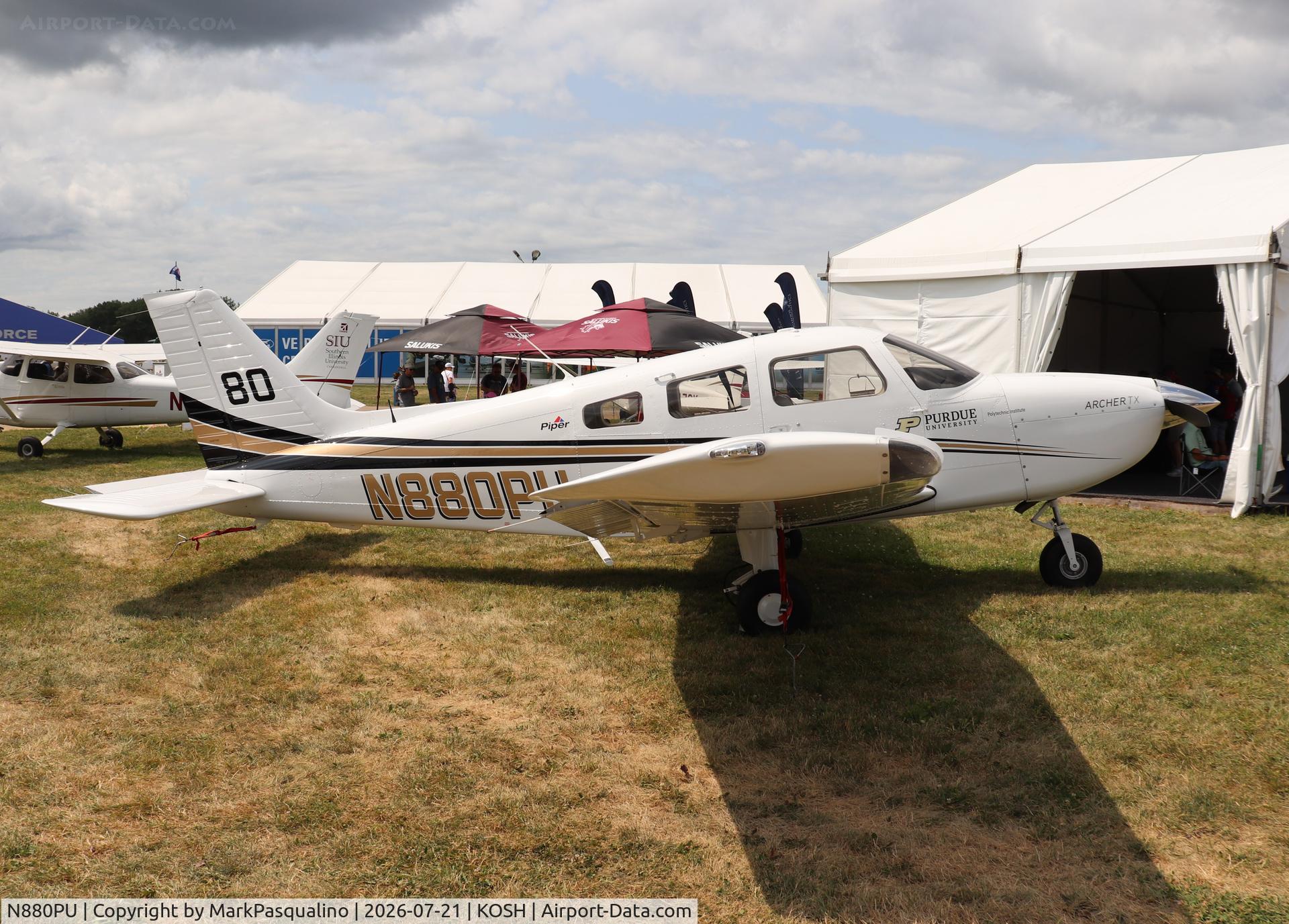 Aircraft N880PU, 2025 Piper PA-28-181, c/n 2881949, Piper PA-28-181, at KOSH, photo by MarkPasqualino