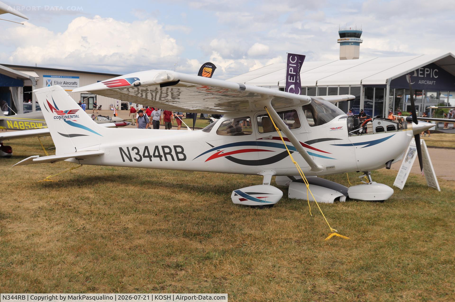 Aircraft N344RB, Cessna 172S, c/n 172S11133, Cessna 172S, at KOSH, photo by MarkPasqualino