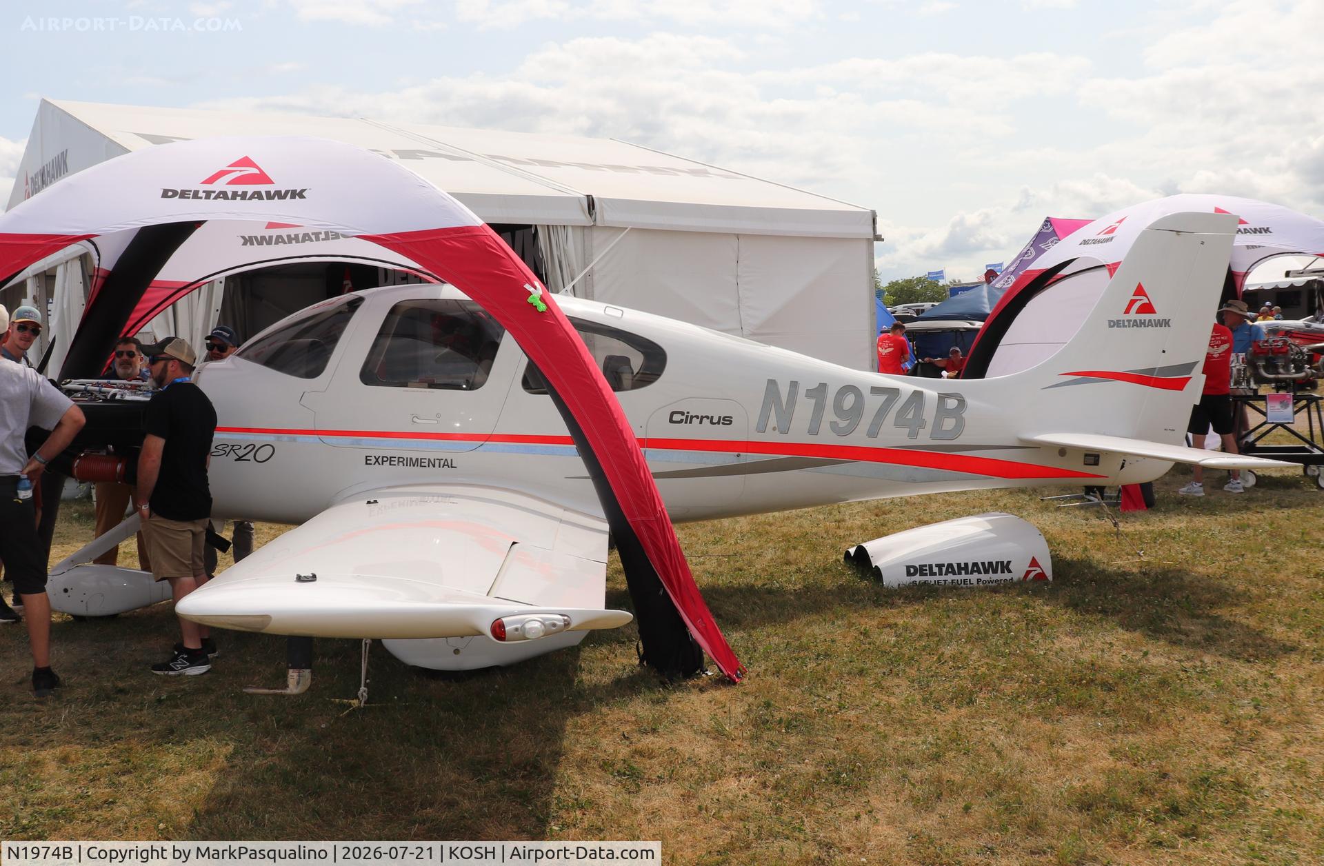 Aircraft N1974B, 2002 Cirrus SR20, c/n 1233, Cirrus SR20, at KOSH, photo by MarkPasqualino