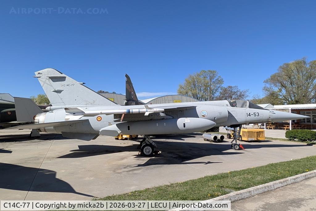 Aircraft C14C-77, Dassault Mirage F.1EDA, c/n 560, Preserved, at LECU, photo by micka2b