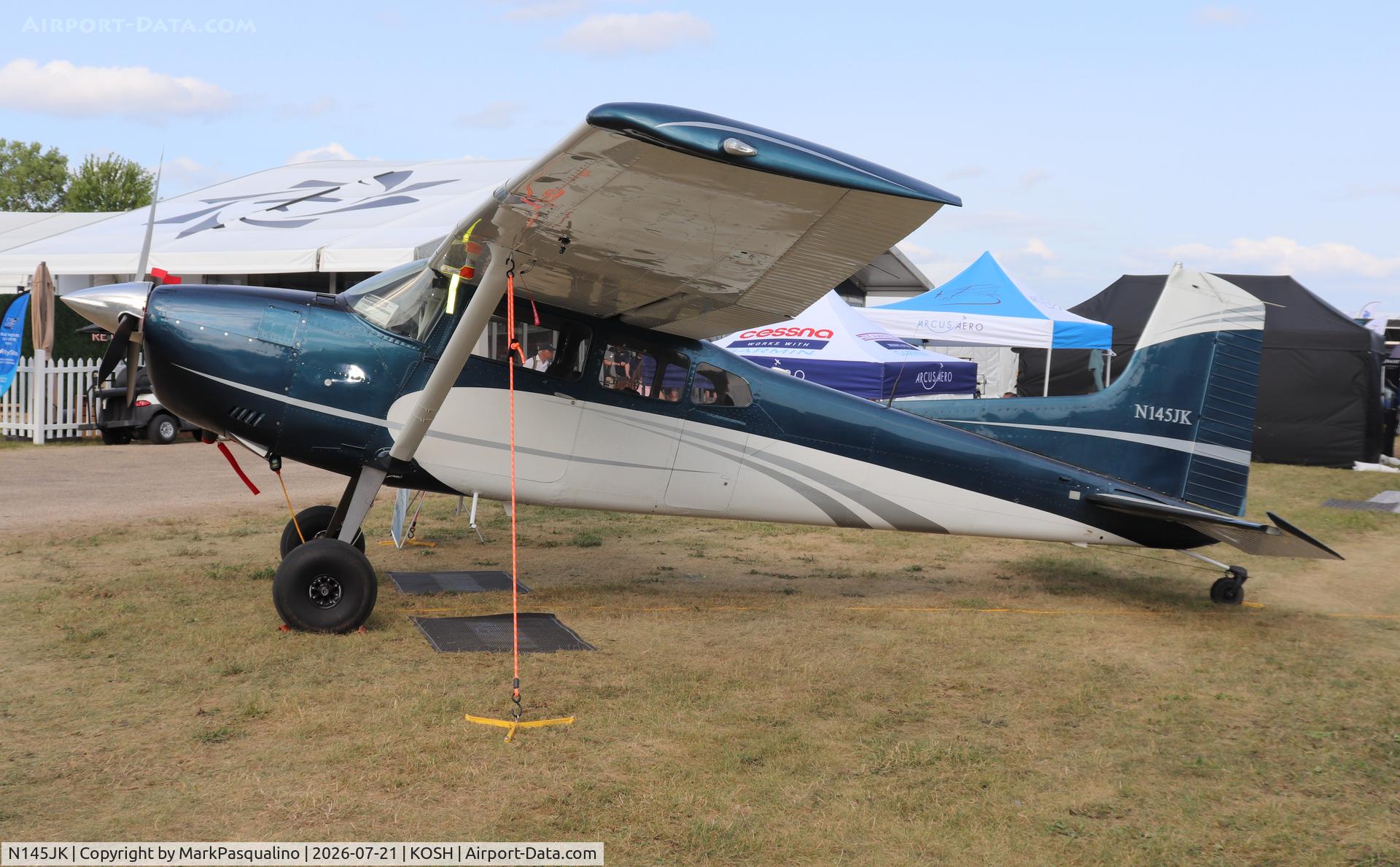 Aircraft N145JK, 1965 Cessna 180H Skywagon, c/n 18051549, Cessna 180H, at KOSH, photo by MarkPasqualino