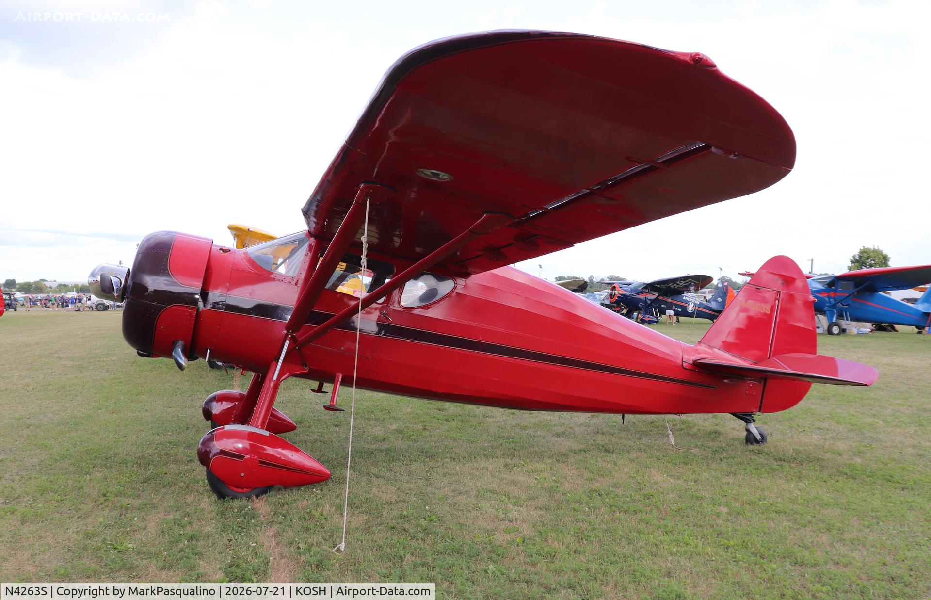 Aircraft N4263S, 1946 Fairchild 24W-46, c/n W46299, Fairchild 24W-46, at KOSH, photo by MarkPasqualino