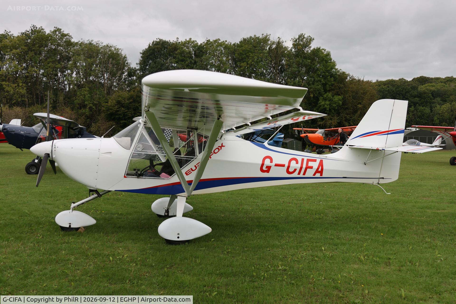 Aircraft G-CIFA, 2014 Aeropro Eurofox 912(S), c/n BMAA/HB/649, G-CIFA 2014 Eurofox 912(1) Eurofox Fly In Popham 12.09.26.jpg, at EGHP, photo by PhilR
