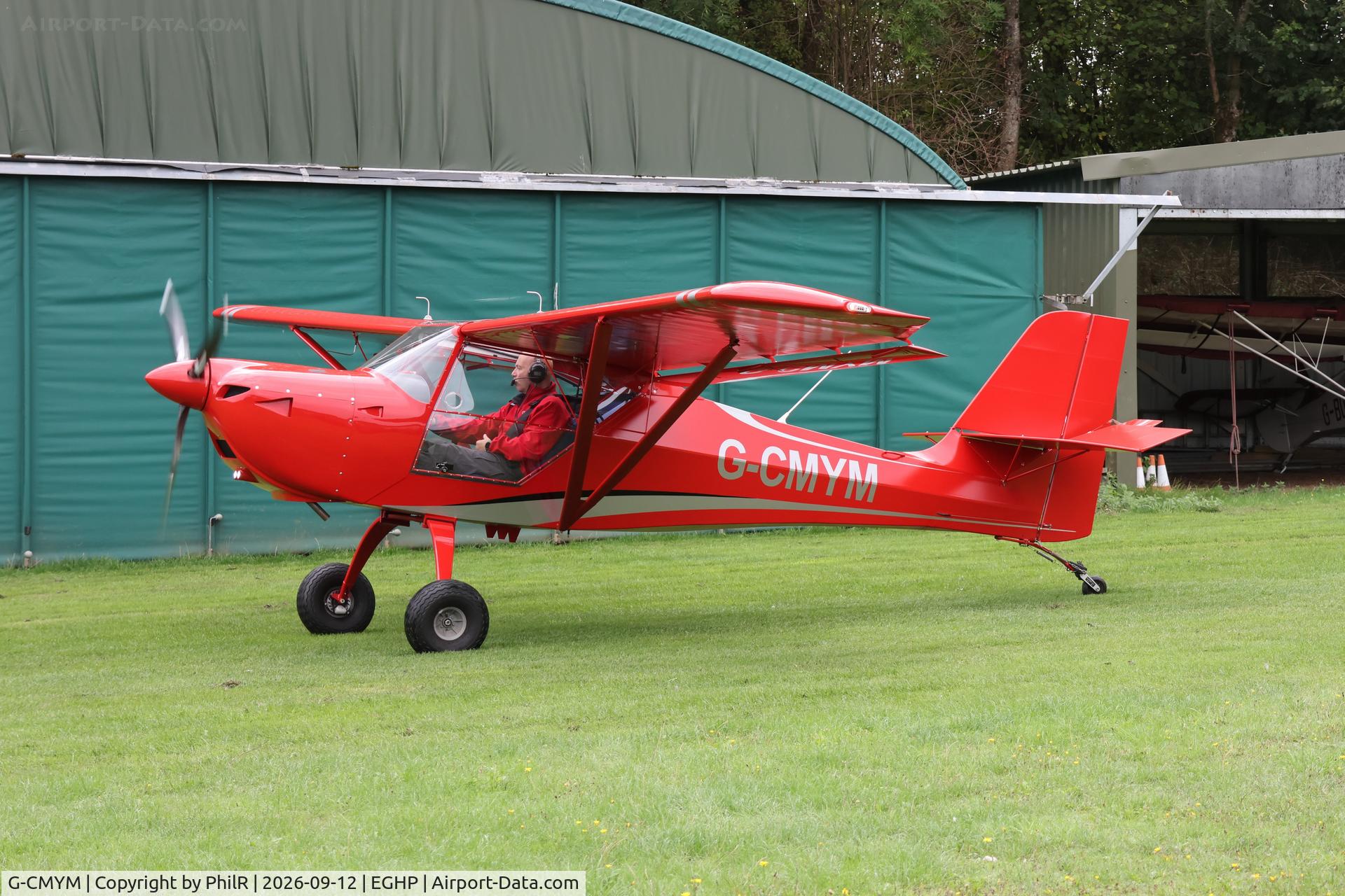 Aircraft G-CMYM, G-CMYM 2024 Ascent Industries Ltd Eurofox 2K Eurofox Fly In Popham 12.09.26.jpg, at EGHP, photo by PhilR