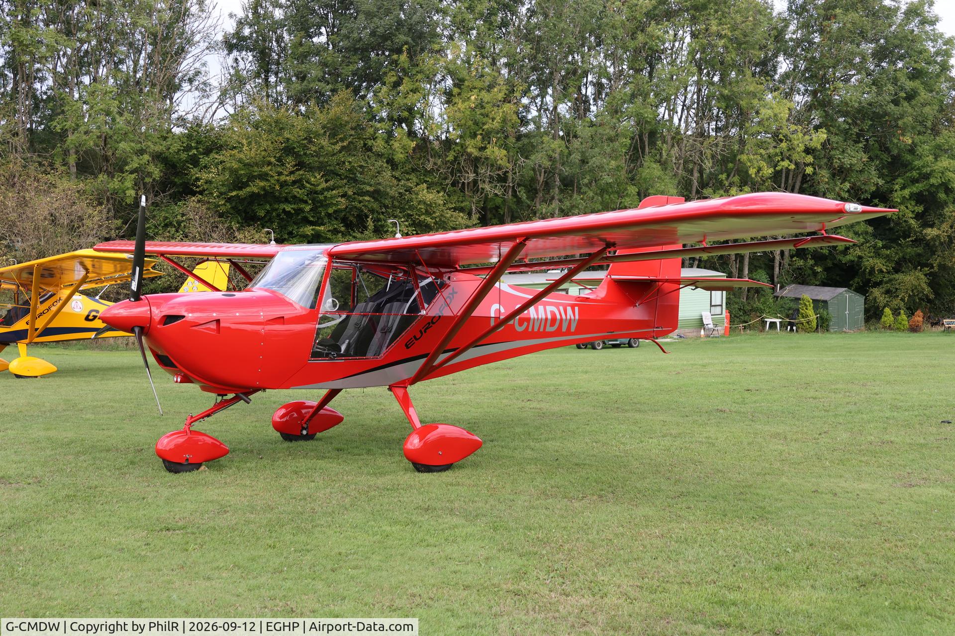 Aircraft G-CMDW, 2022 Ascent Industries EuroFOX 3K, c/n 63721, G-CMDW 2022 Ascent Industries Ltd Eurofox 3K Eurofox Fly In Popham 12.09.26.jpg, at EGHP, photo by PhilR